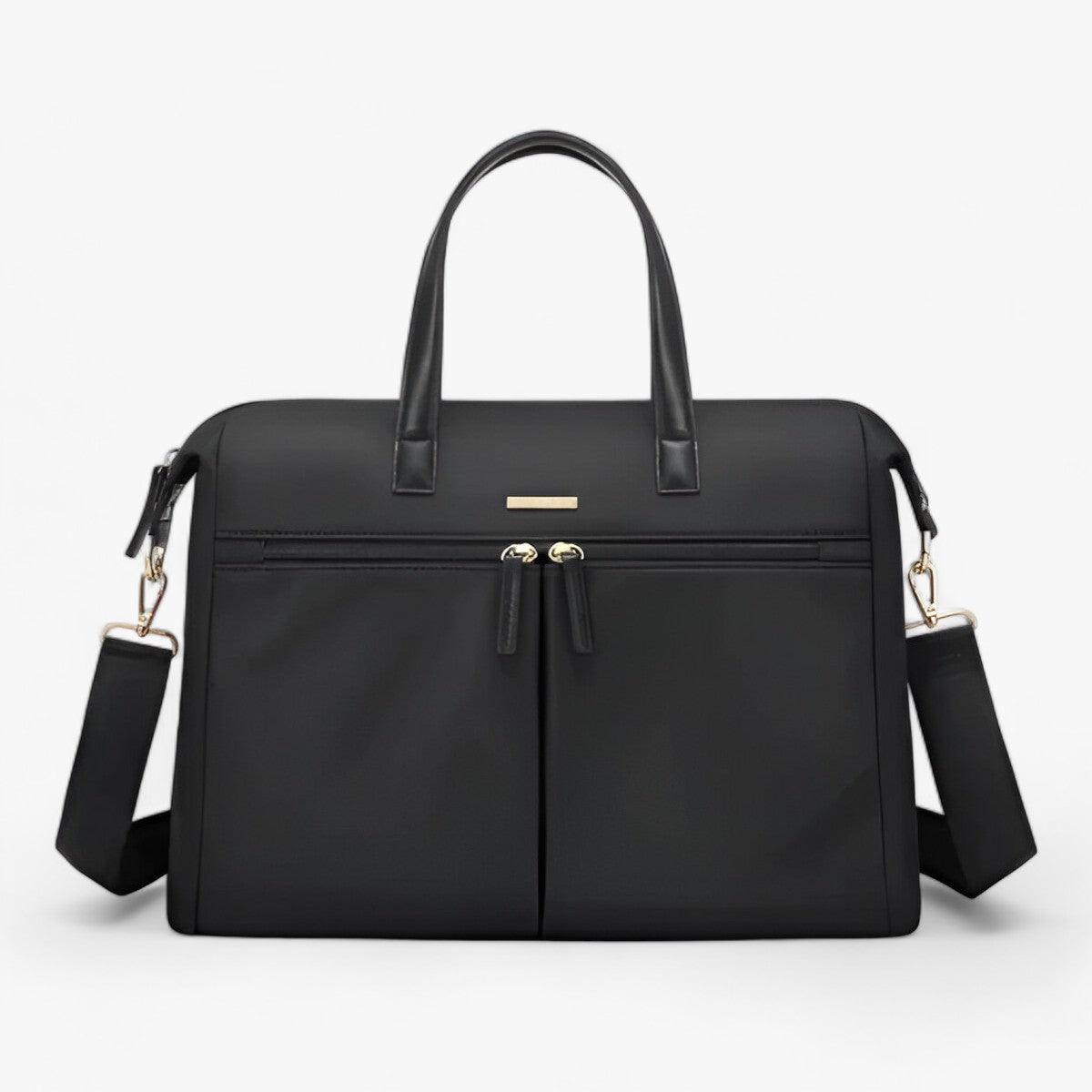 Cartella portacomputer - Trendy e funzionale per il lavoro Donna - Nero - Acrylic B213880 bags Briefcases cartella cartella portacomputer Casual donna funzionale GOLF QUALITY Guangdong lavoro Mainland China Microfiber Synthetic Leather portacomputer Solid synthetic leather trendy WOMEN zipper - Concept Palermo