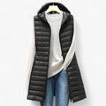 Chaleco mantel para mujer - Cálida chaqueta acogedora de media longitud