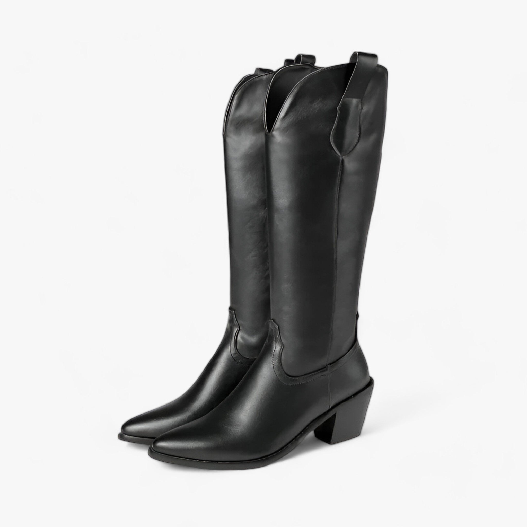 Stivali con Tacco Alto – Eleganza e Comfort che Uniscono Stile e Benessere Donna - Nero - benessere comfort donna eleganza shoes stile stivali stivali tacco WOMEN - Concept Palermo