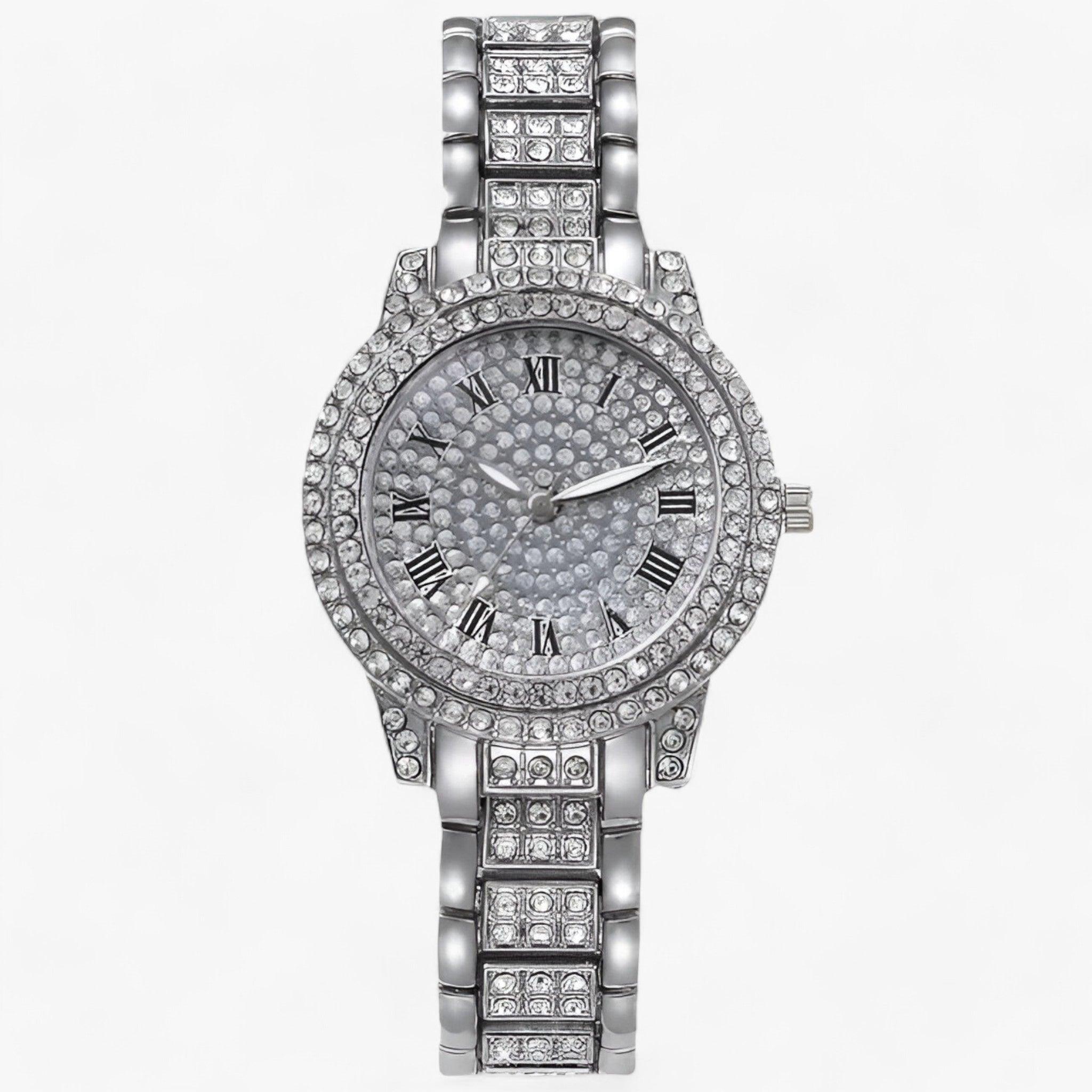 Orologio di lusso con diamanti alla moda per le donne Acciaio - Argento - acciaio alla diamanti donne Elegant watch female watch Functional watch ladies watch lady watch moda orologio orologio diamanti quartz wristwatches Smart Watches watch watch for women watches wistwatches women quartz watches women watch wrist watches for women Wristwatch - Concept Palermo