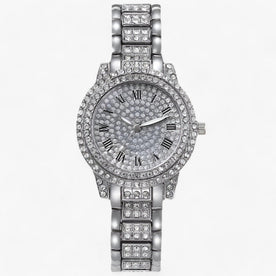 Orologio di lusso con diamanti alla moda per le donne Acciaio - Argento - acciaio alla diamanti donne Elegant watch female watch Functional watch ladies watch lady watch Linen moda orologio orologio diamanti quartz wristwatches Smart Watches watch watch for women watches wistwatches Women women quartz watches women watch wrist watches for women Wristwatch - Concept Palermo