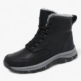 Stivali da neve in pelle impermeabile - Ultra caldi e pratici per uomo - Nero - caldi impermeabile Linen Men neve pelle pratici shoes shoes for women Shoes men Shoes women Solid stivali stivali neve - Concept Palermo