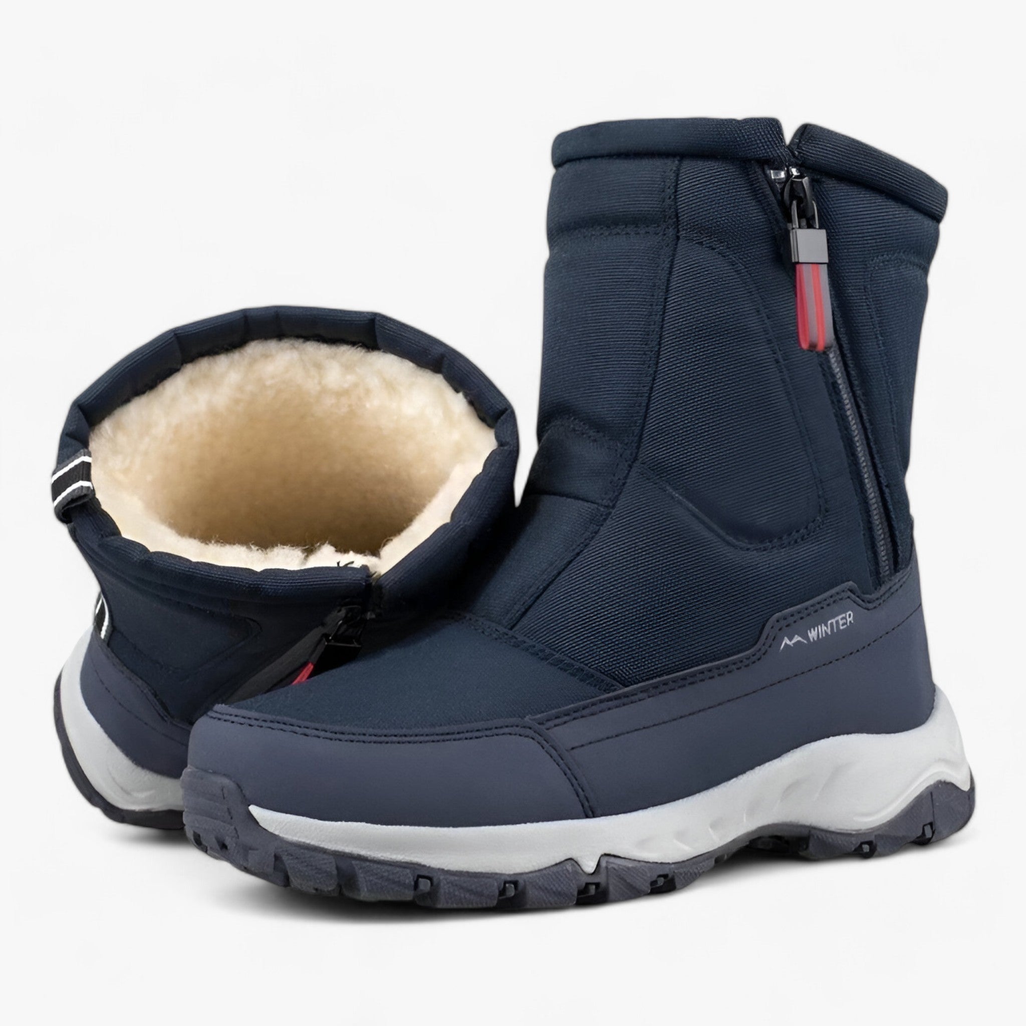 Stivali invernali da uomo con gambo di media lunghezza - Morbido calore per le giornate di neve - - BOOTS Boots men calore gambo giornate invernali lunghezza media neve Rainboots shoes - Concept Palermo