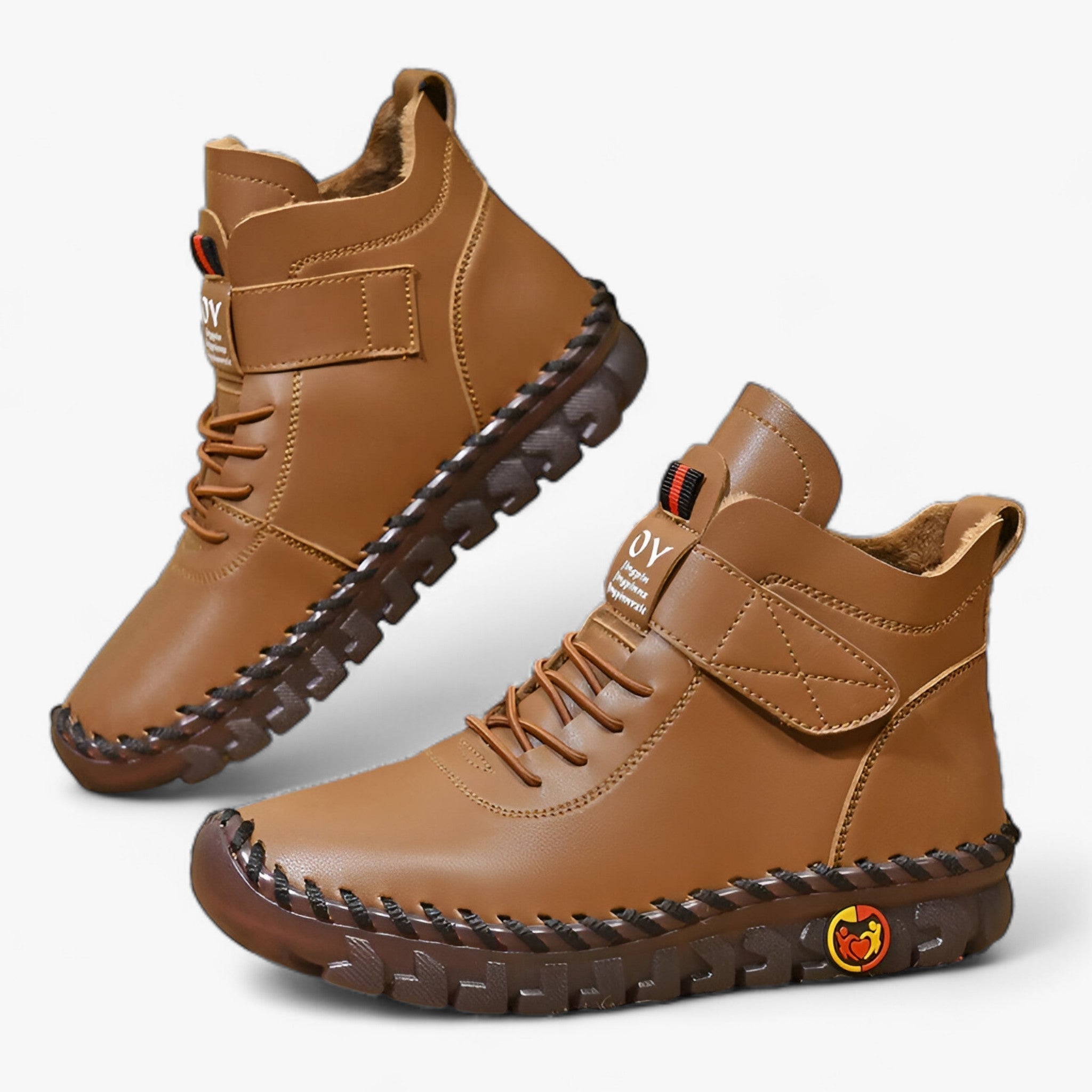 Stivali Ortopedici Impermeabili in Pelle Calda Uomo/Donna - Comfort Invernale - Marrone scuro - caldi comfort fodera impermeabili invernale ortopedici pelle Populair-tag shoes shoes for women Shoes men Shoes women - Concept Palermo
