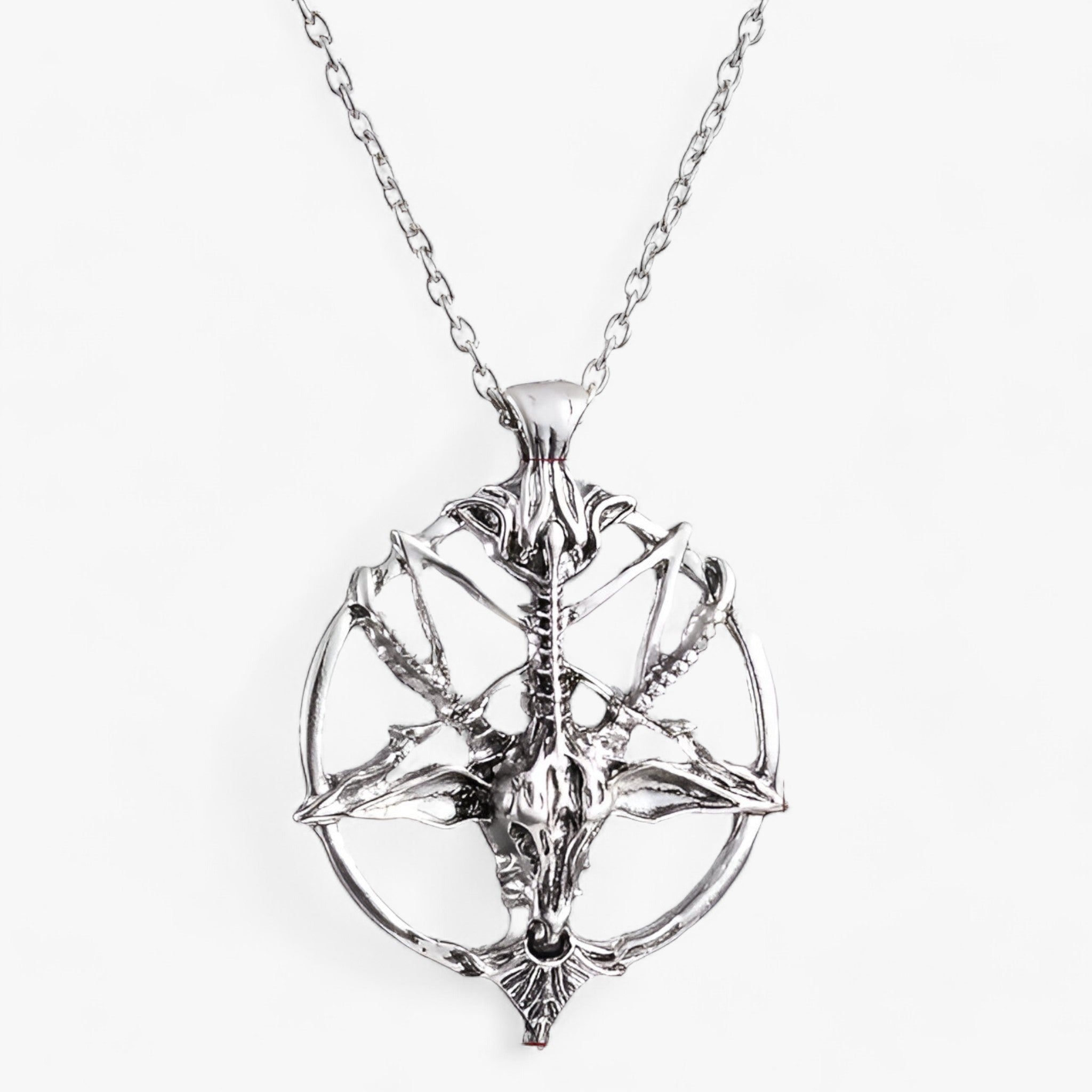 Collana con ciondolo a pentagramma - fascino vintage Lana - Argento 50cm - ciondolo collana collana ciondolo fascino jewelry lana necklace for men NECKLACES Pendant Necklaces pentagramma vintage - Concept Palermo