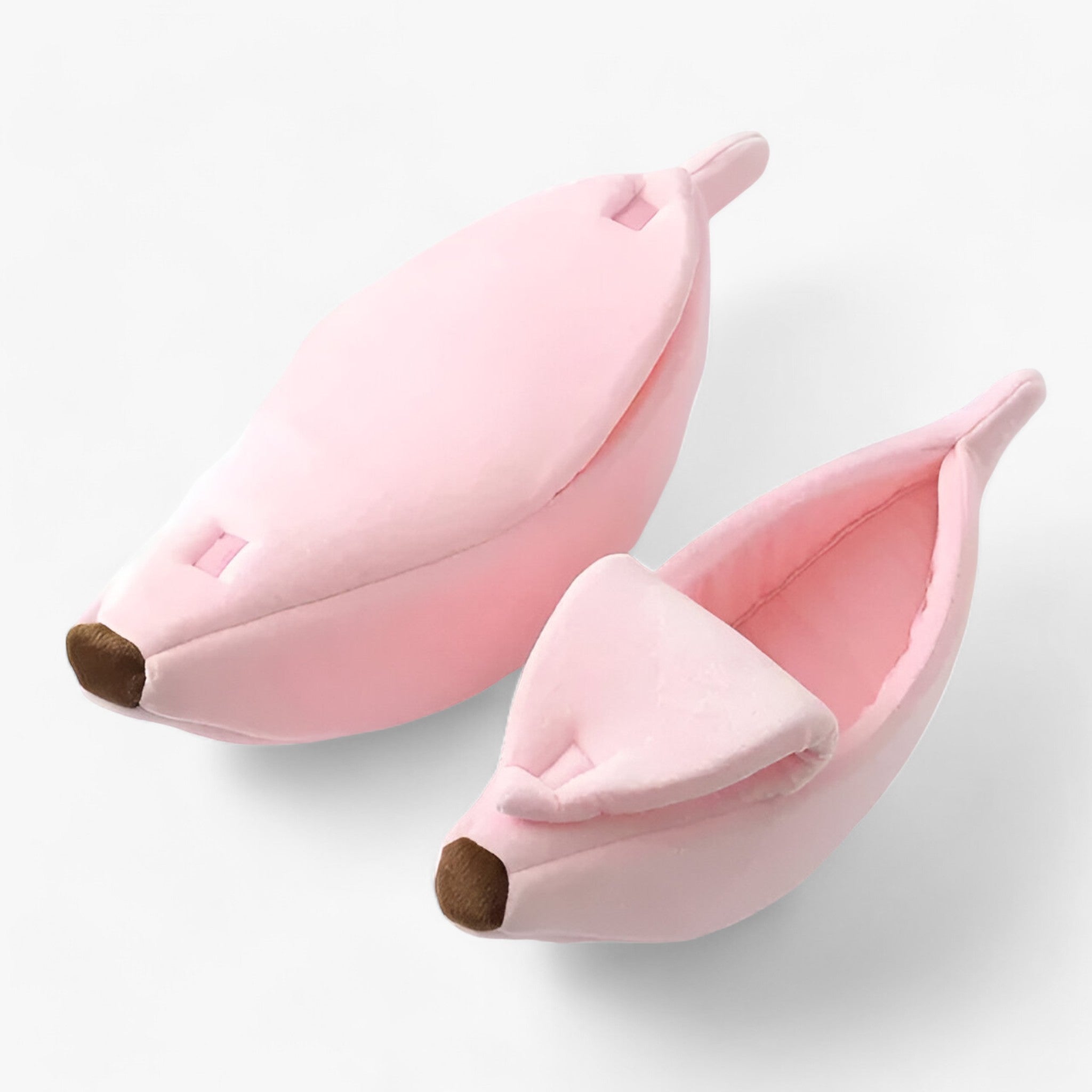 Letto per gatti a forma di banana - Riparo accogliente per il tuo amico peloso Lino - Rosa 1 pz - accogliente amico banana cat bed dog bed forma gatti letto letto gatti lino pet bed WOMEN - Concept Palermo