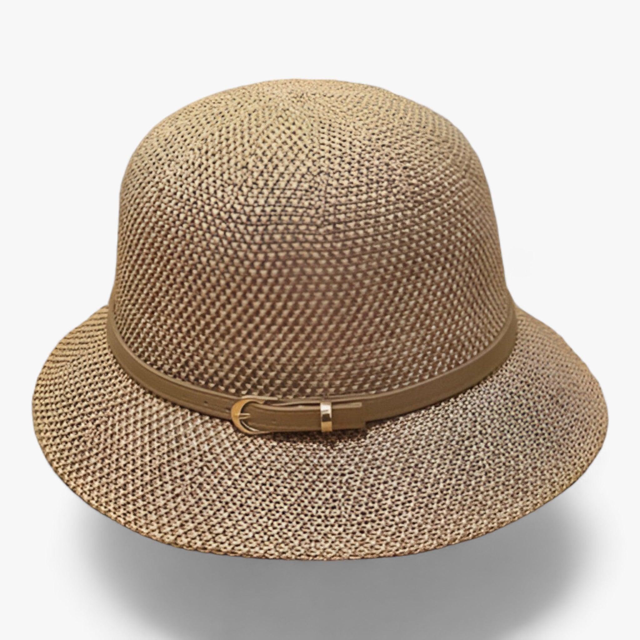 Cappello da Sole Pieghevole in Lino con Protezione UV UPF 50+ per Donna - Cachi - cappello cappello sole facilmente lino pieghevole protezione sole Spring and Summer Sun Hats Sun Protection WOMEN women's hat - Concept Palermo