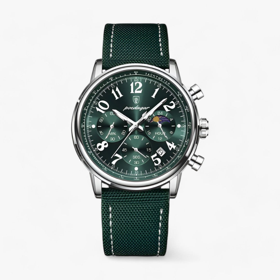 Orologio Sportivo Militare Impermeabile con Design Luminoso - Argento Verde - accessoires design horloges impermeabile luminoso militare orologio orologio sportivo sport sportivo watches - Concept Palermo
