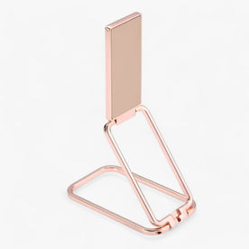 Supporto Telefono Metallo Argento Ultra Sottile - Oro rosa - gadgets Linen metallo sottile supporto supporto telefono telefono Unisex women - Concept Palermo