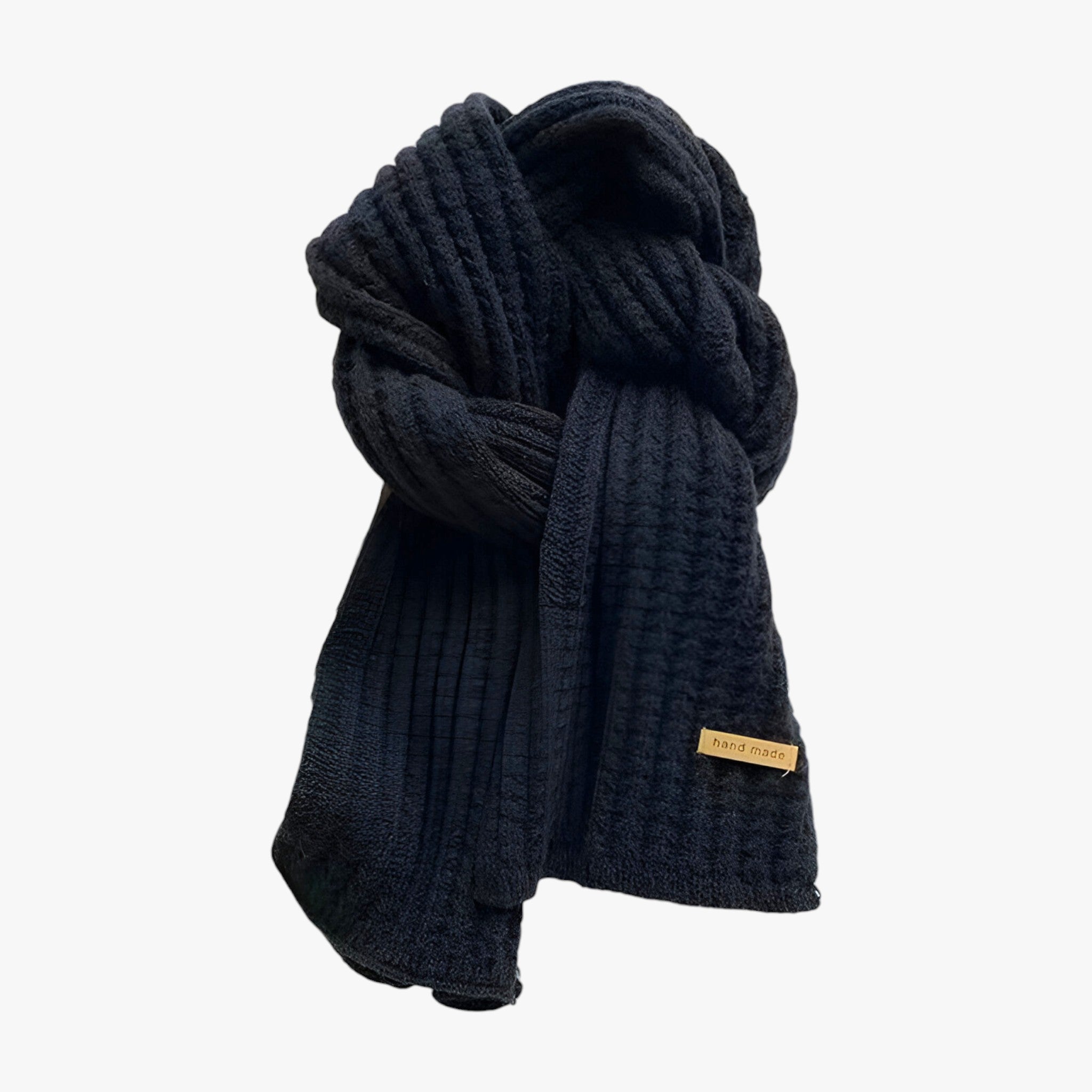 Sciarpa termica in maglia per l'inverno - Massima protezione contro il freddo Uomo - Nero Taglia unica - contro freddo inverno maglia massima protezione scarves & shawls sciarpa - Concept Palermo
