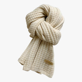 Sciarpa termica in maglia per l'inverno - Massima protezione contro il freddo Uomo - Crema Wit Taglia unica - Autumn Winter contro freddo inverno Linen maglia massima Men protezione scarves & shawls sciarpa - Concept Palermo