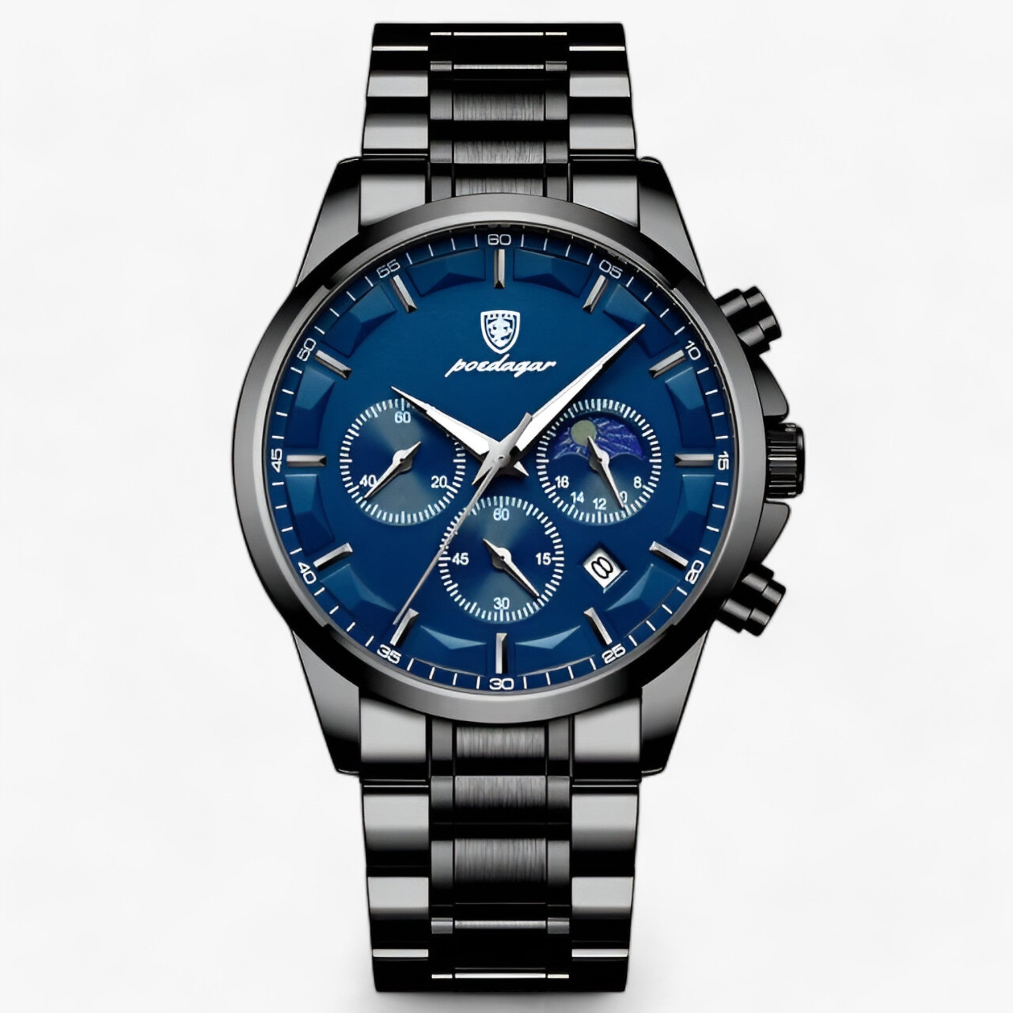 Orologio da Uomo - Eleganza e Precisione - Nero Blu S - accessoires eleganza horloges orologio orologio uomo precisione uomo watches - Concept Palermo
