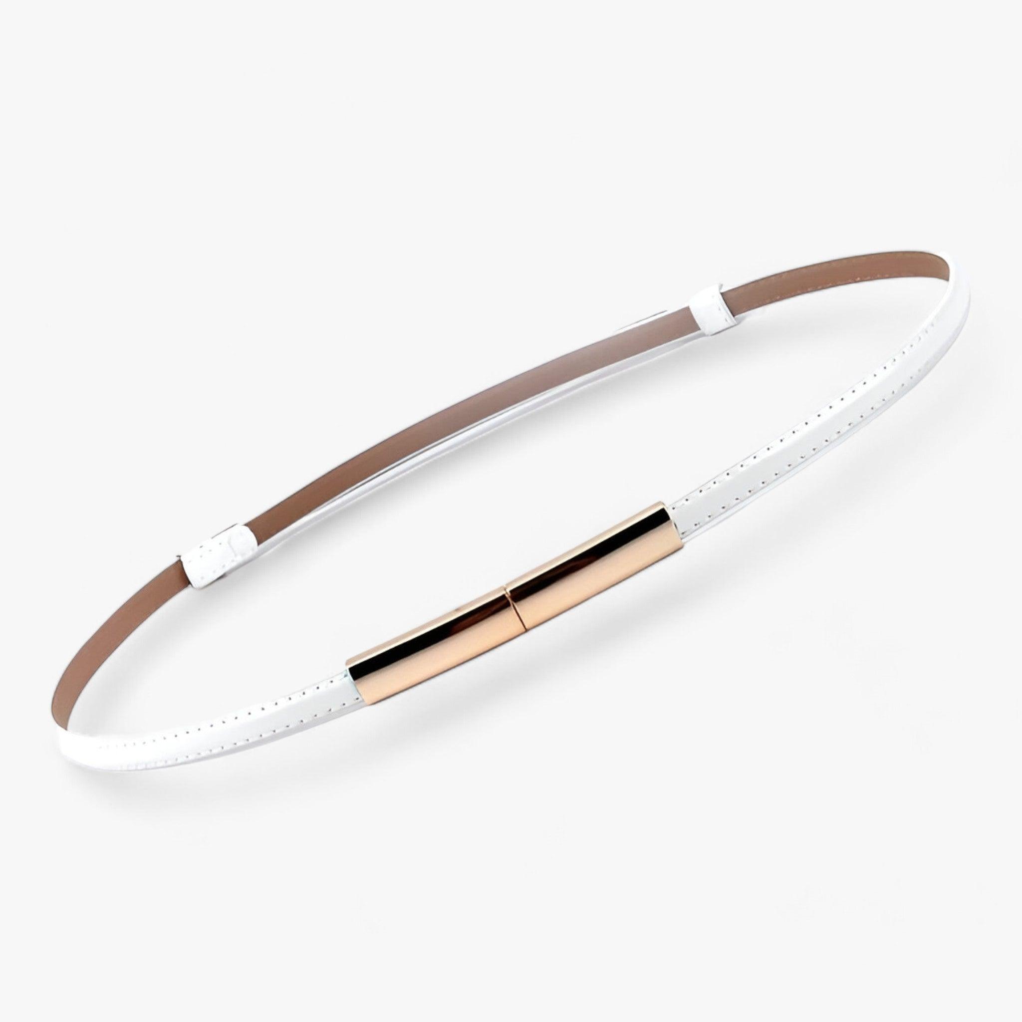 Cintura Uomo in Vera Pelle Nera/Marrone, Elegante e Regolabile per Abito o Jeans - Bianco 95cm - belts cintura cintura pelle dimitri | cintura in pelle regolabile - €25 pelle regolabile waist belt for women women belt genuin leather women belt round - Concept Palermo