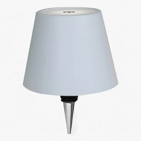 Lampada LED wireless a forma di bottiglia di vino - Illuminazione decorativa portatile e ricaricabile - Bianco A - bottiglia decorativa forma home & garden illuminazione lampada lampada wireless lamps Linen portatile Table Lamps Unisex - Concept Palermo