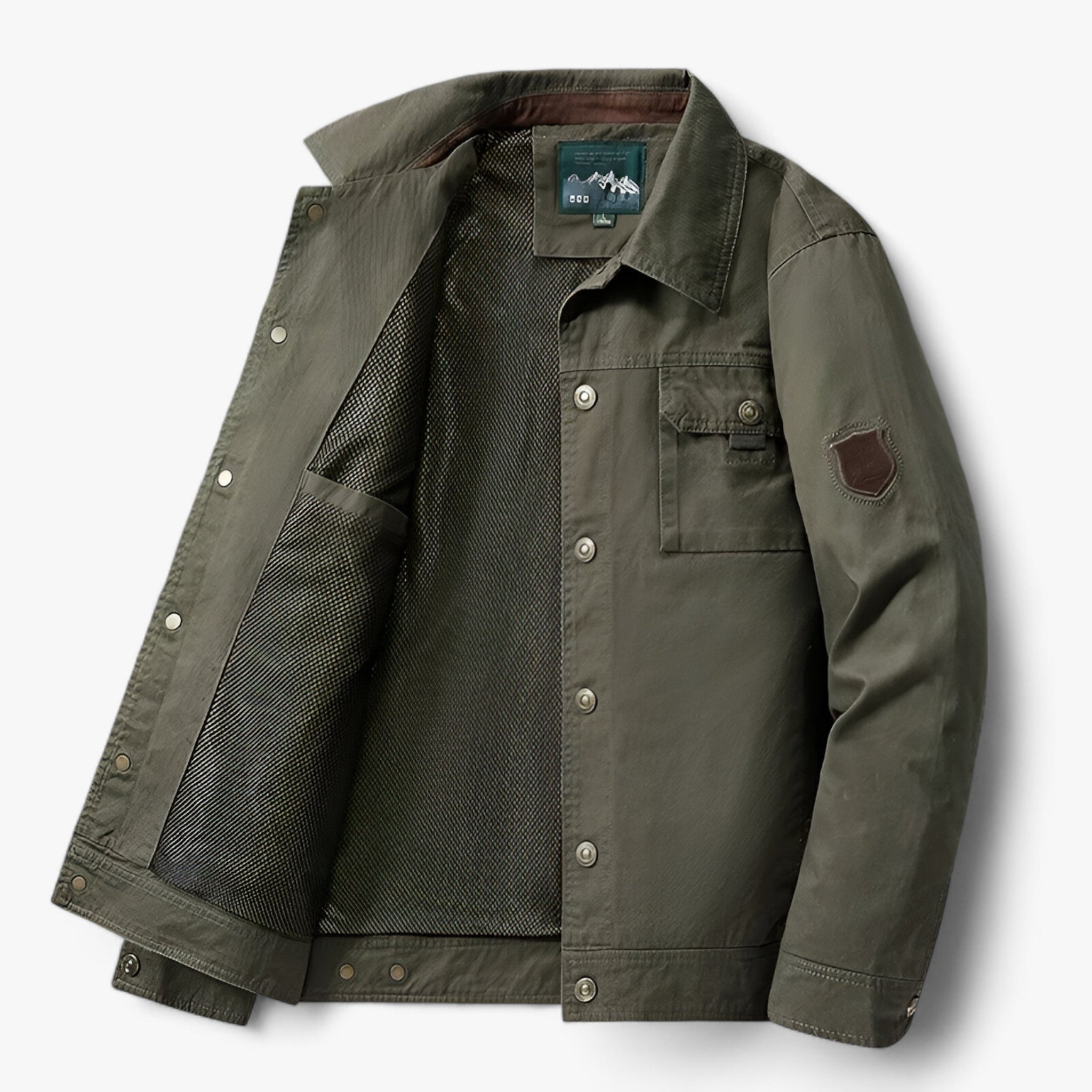 Herrebomberjakke - Comfort tattico Cotone Uomo - Oliva - comfort cotone herrebomberjakke jacket jacket for men Jackets & Coats men's coats & jackets Outerwear & Jackets tattico uomo winter jacket Winter jacket men - Concept Palermo