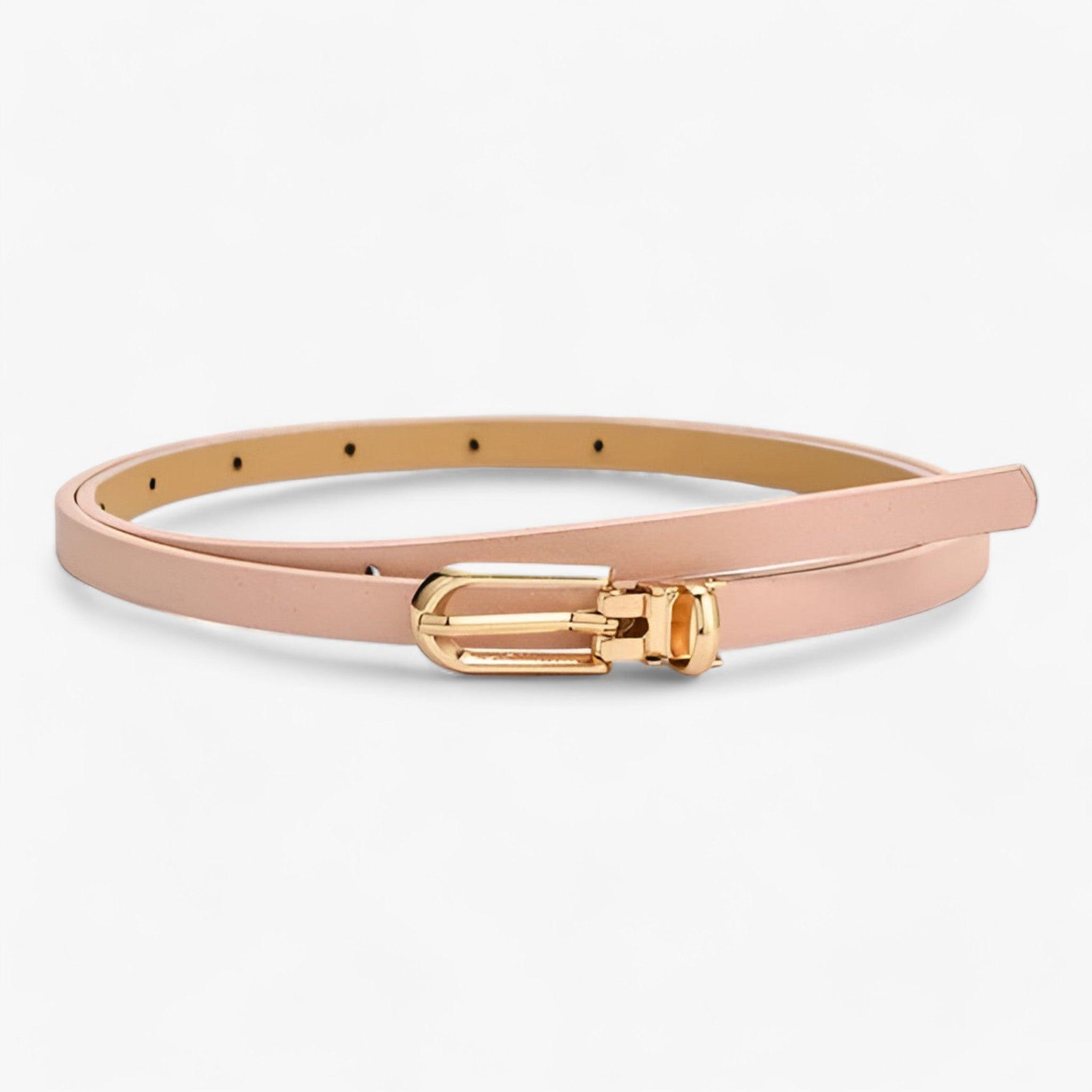 Cintura sottile: accessorio alla moda versatile Donna - Rosa 105CM - 1 accessorio ADULT alla Belts China (mainland) cintura cintura sottile donna fashion Faux Leather Mainland China moda ny14 PU Solid sottile versatile WOMEN Zhejiang - Concept Palermo