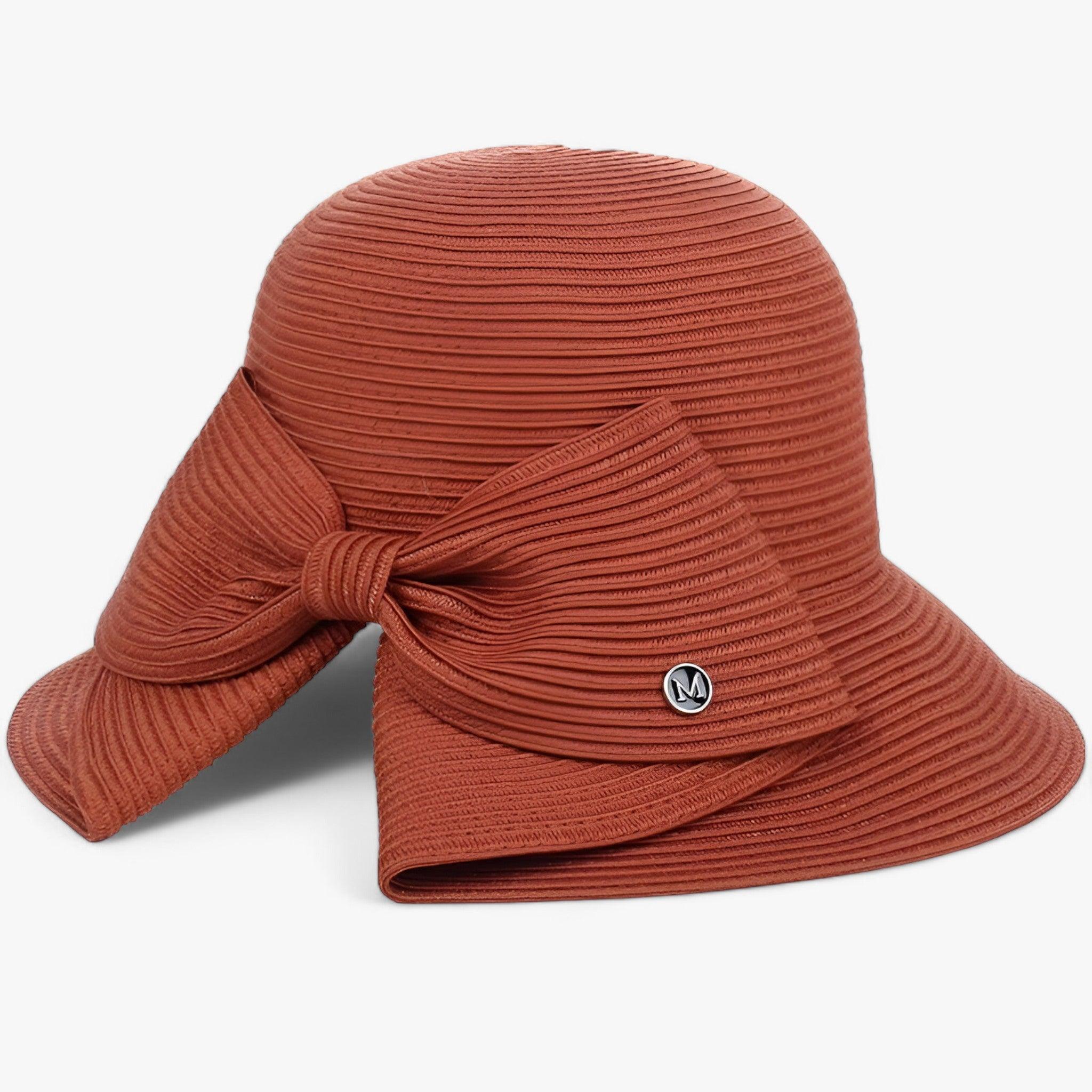Cappello da sole a tesa larga anti-UV - Protezione solare - Rosso mattone 56-58cm - anti beach hat cappello cappello sole Hat Hat for girls larga protezione solare sole summer hat sun hat Sun Hats tesa wide brim hat WOMEN women hat - Concept Palermo