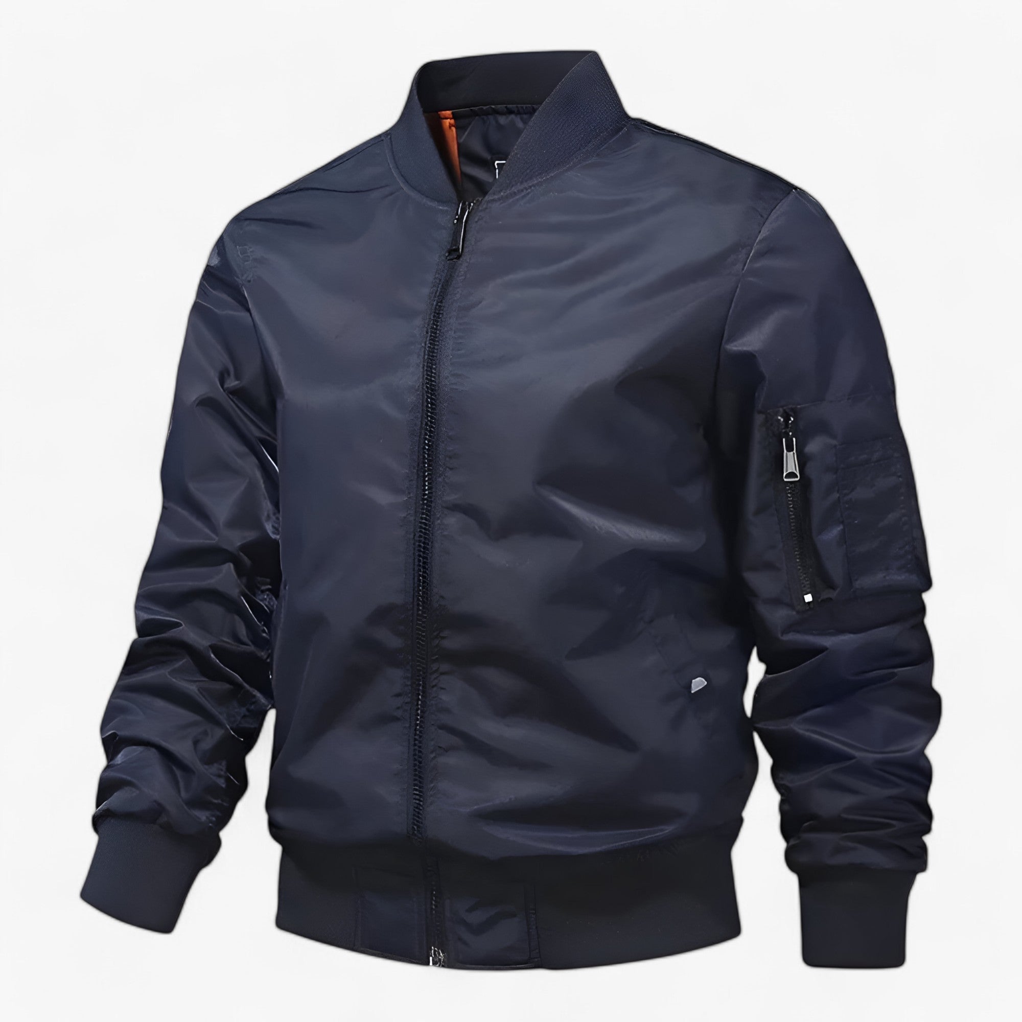 Giacca da pilota Aero Uomo - Giacca da volo con colletto rialzato Unicolore - Blu marino - aero colletto giacca giacca pilota jacket jacket for men Jackets & Coats men's coats & jackets Outerwear & Jackets pilota rialzato unicolore winter jacket Winter jacket men - Concept Palermo