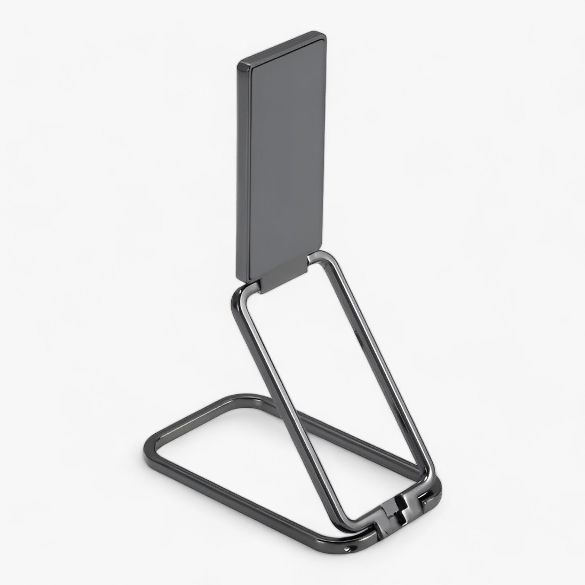 Supporto Telefono Metallo Argento Ultra Sottile - Nero - gadgets metallo sottile supporto supporto telefono telefono women - Concept Palermo
