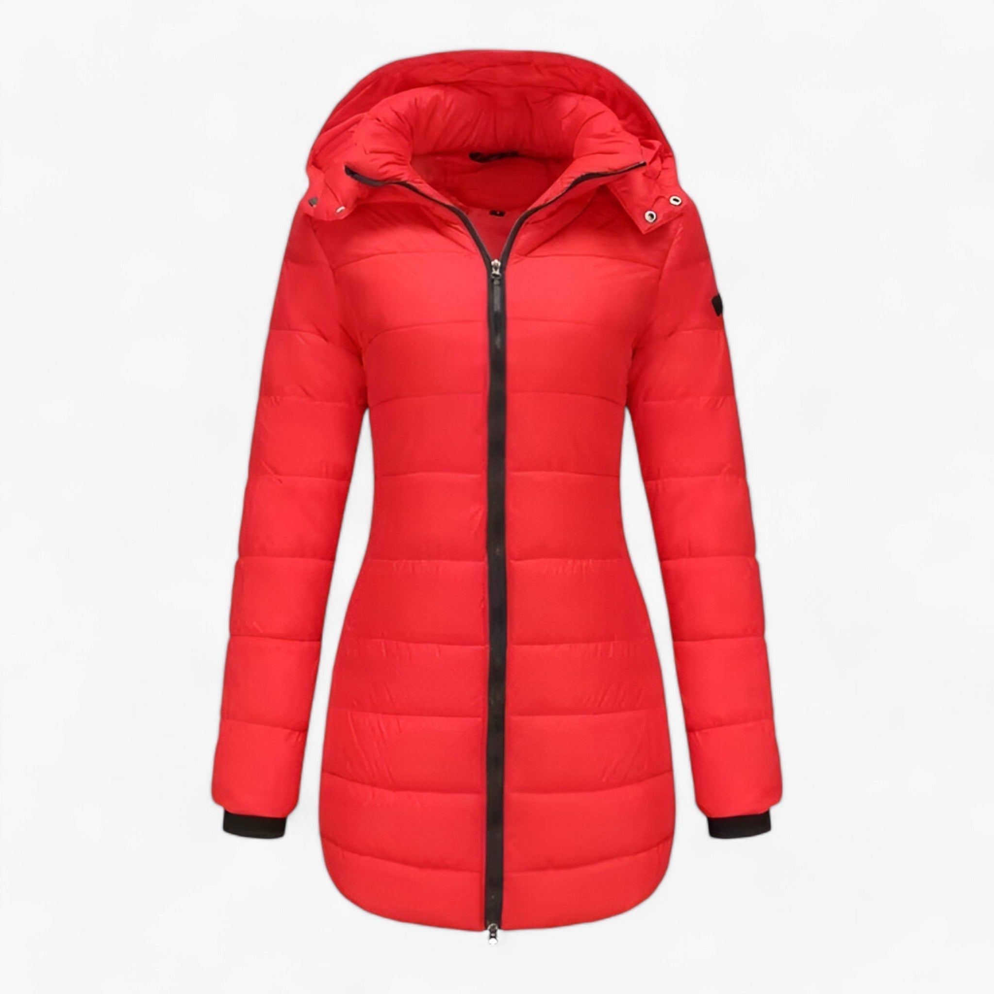 Parka Lunga con Cappuccio - Calore Estremo per l'Inverno Uomo - Rosso - Autumn And Winter calore cappuccio estremo inverno lunga parka parka lunga uomo winter jacket Winter jacket men Winter jacket women - Concept Palermo