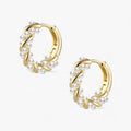 Elegancia atemporal: Pendientes de perla en diseño circular Mujer