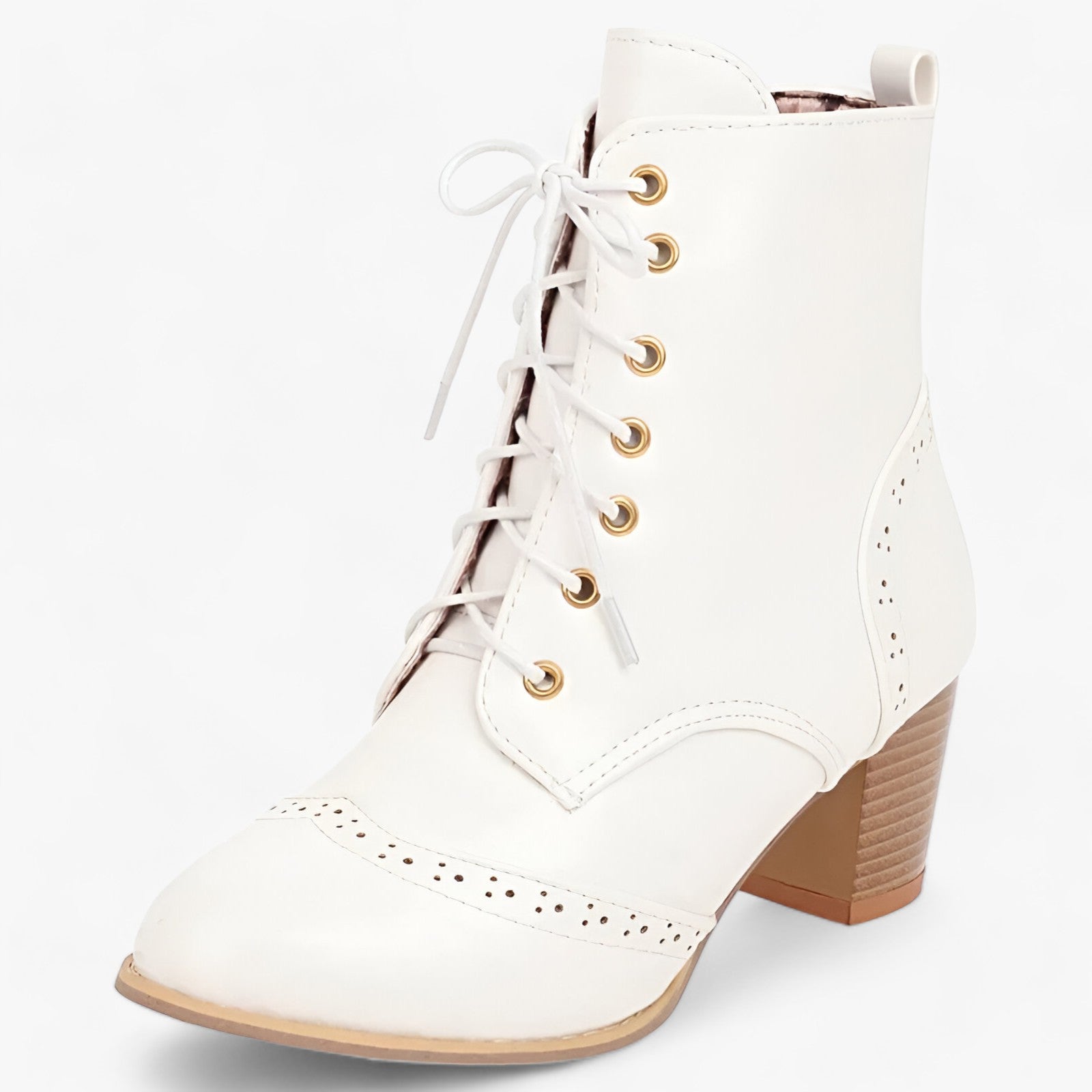 Stivaletti per Donna in Marrone, Nero e Bianco - Chic e Versatili - Bianco - chic donna schoenen shoes stivaletti stivaletti donna versatili - Concept Palermo