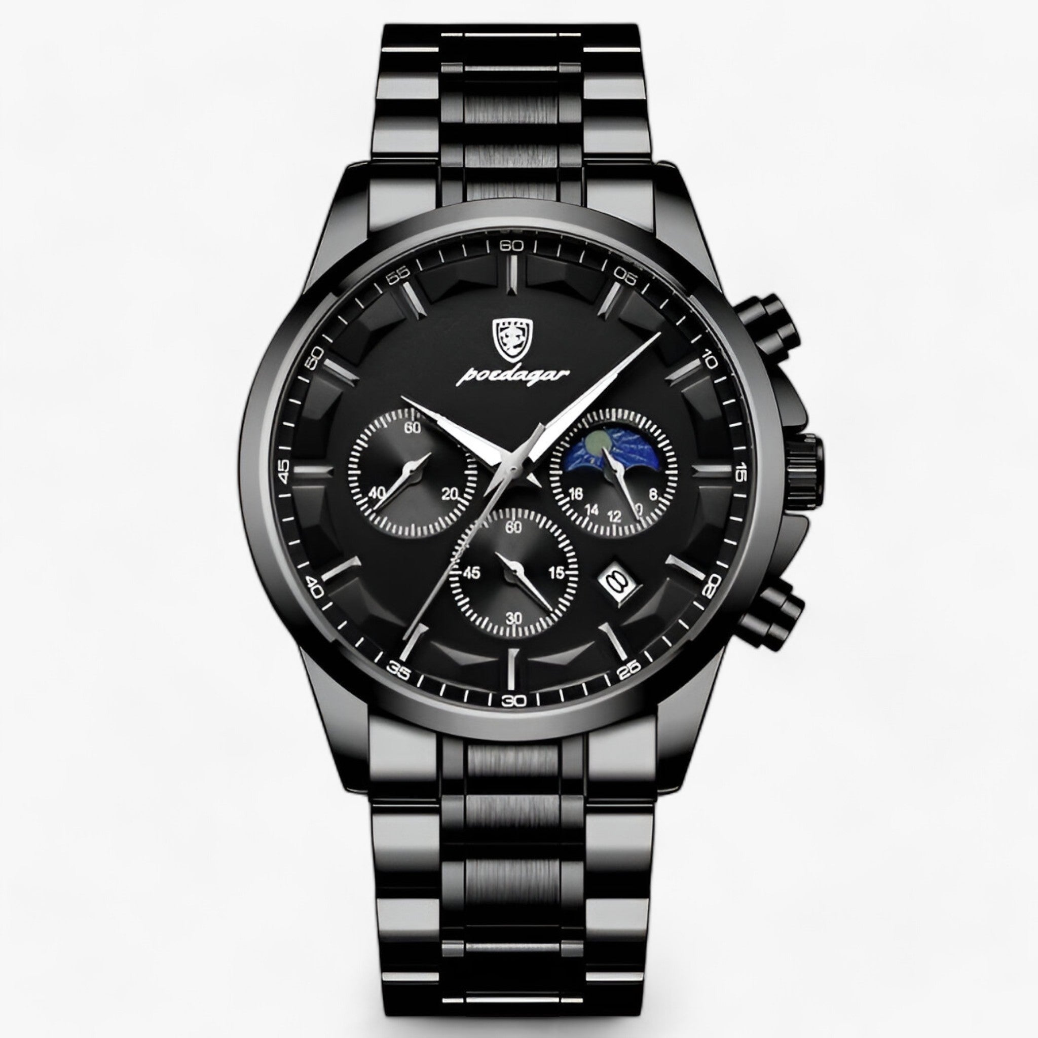 Orologio da Uomo - Eleganza e Precisione - Nero Nero S - accessoires eleganza horloges orologio orologio uomo precisione uomo watches - Concept Palermo