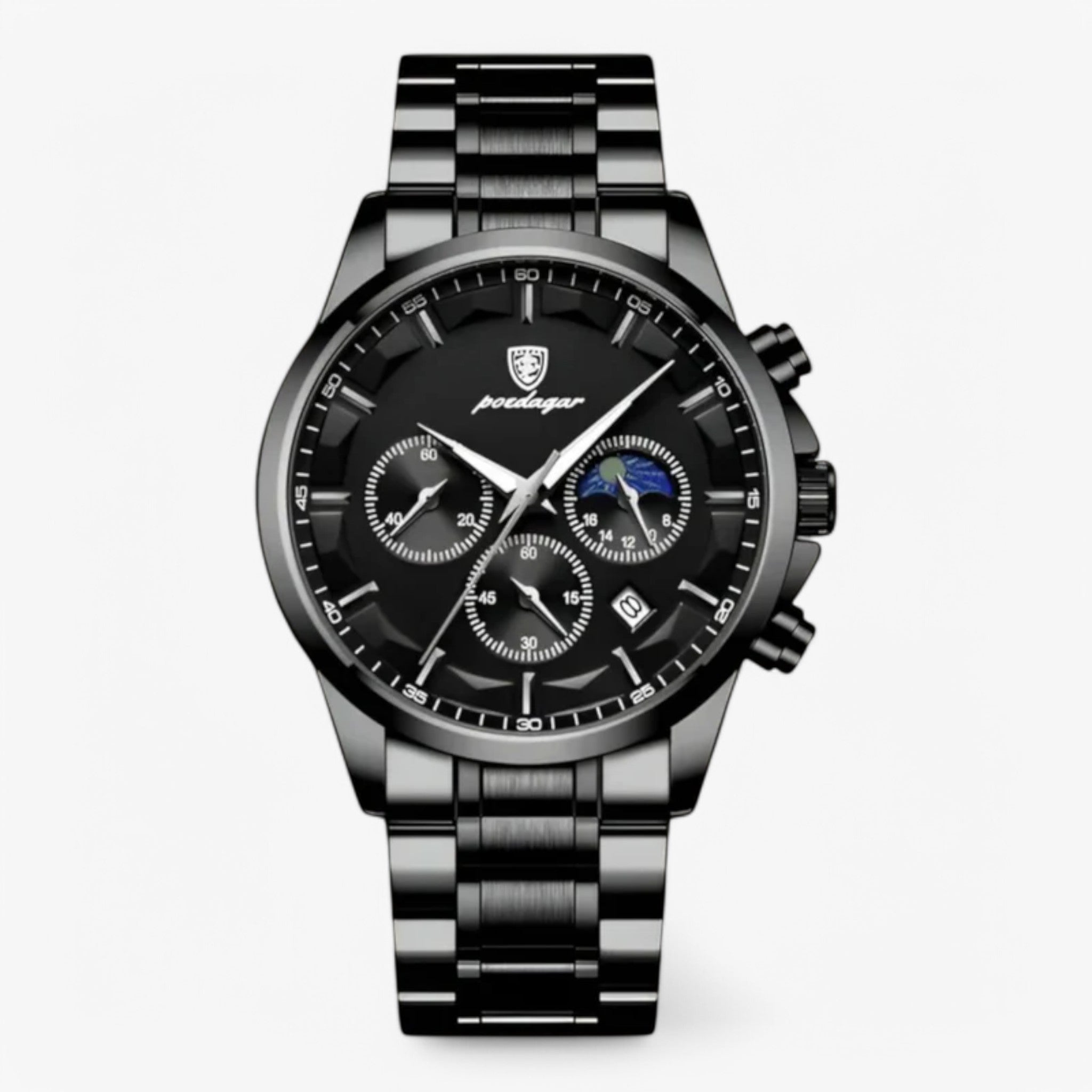 Orologio da uomo automatico in acciaio inossidabile, elegante per occasioni speciali - Noir - accessoires horloges orologio orologio uomo uomo watches - Concept Palermo