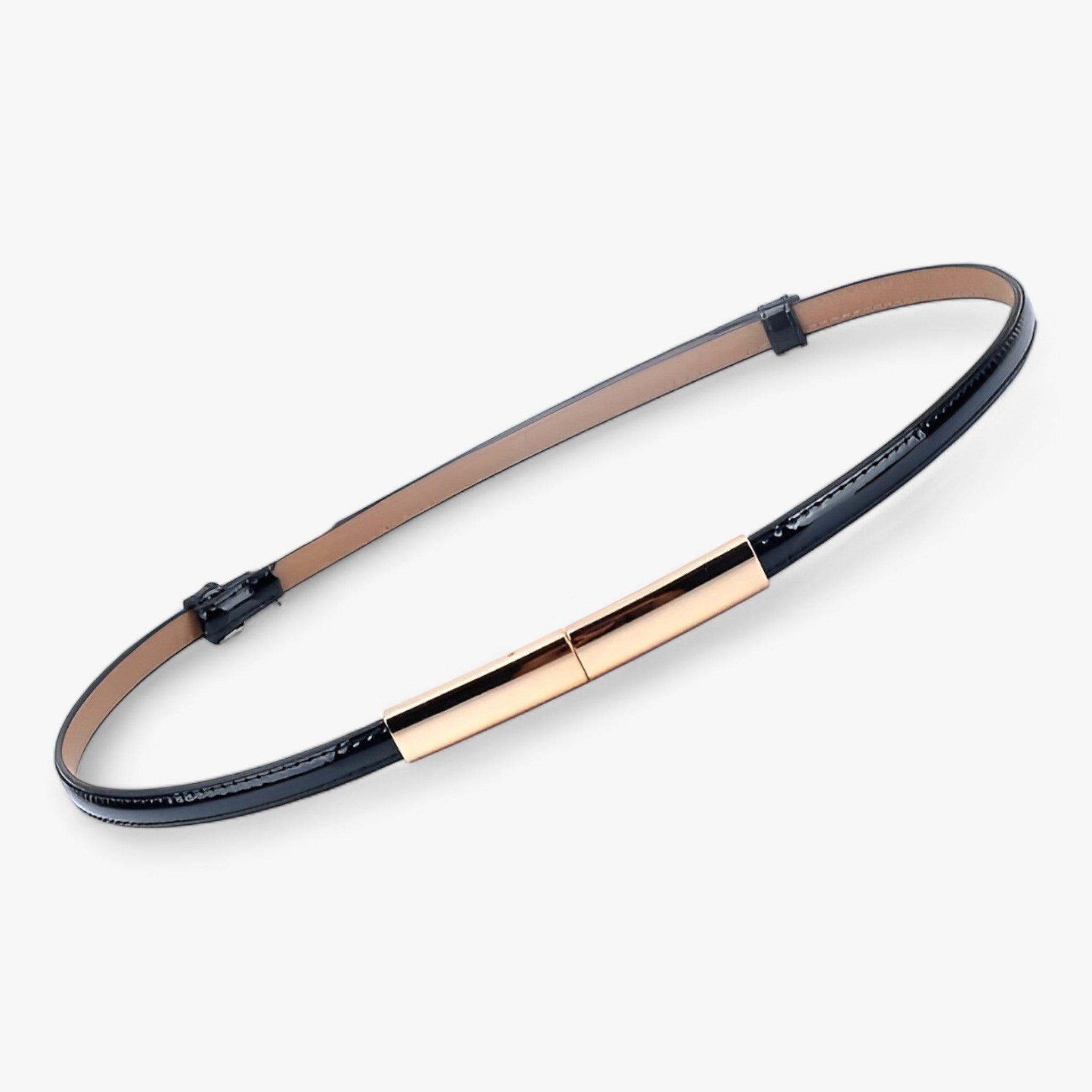 Cintura Uomo in Vera Pelle Nera/Marrone, Elegante e Regolabile per Abito o Jeans - Nero 95cm - belts cintura cintura pelle dimitri | cintura in pelle regolabile - €25 pelle regolabile waist belt for women women belt genuin leather women belt round - Concept Palermo
