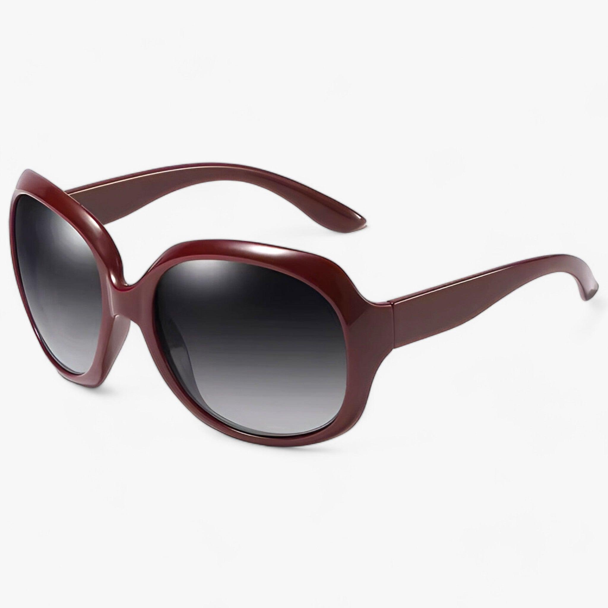 Occhiali da sole oversized polarizzati - Massimizza lo stile Uomo - Grigio Rosso Polarizzato - accessoires massimizza occhiali occhiali sole oversized polarizzati sole stile sunglasses zonnebrillen - Concept Palermo