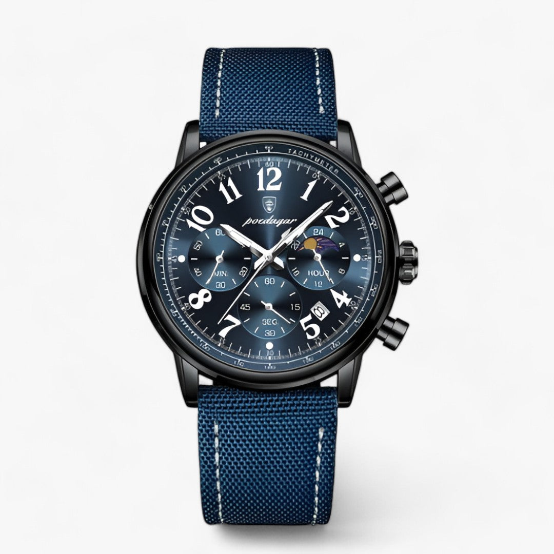 Orologio Sportivo Militare Impermeabile con Design Luminoso - Nero Blu - accessoires design horloges impermeabile luminoso militare orologio orologio sportivo sport sportivo watches - Concept Palermo