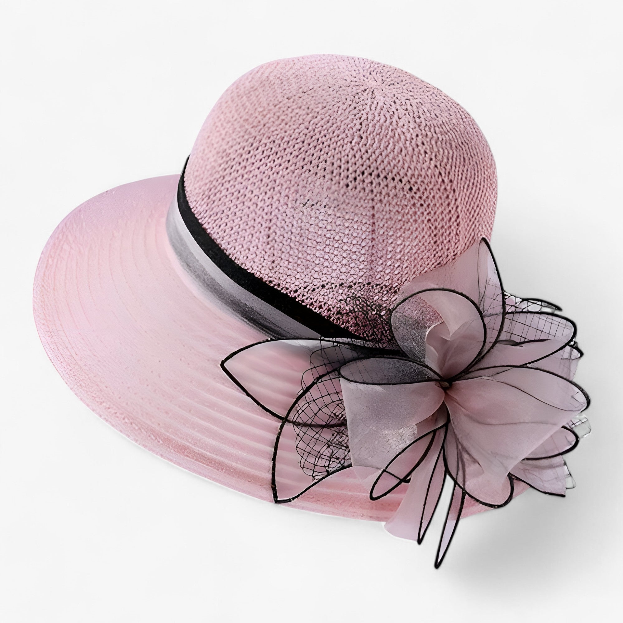 Cappello da donna - Tesa larga per la protezione solare Pelle - Rosa - Beach cappello cappello donna Casual donna Hat larga pelle Polyester protezione solare Sun Hats tesa WOMEN womens fashion womens hat - Concept Palermo