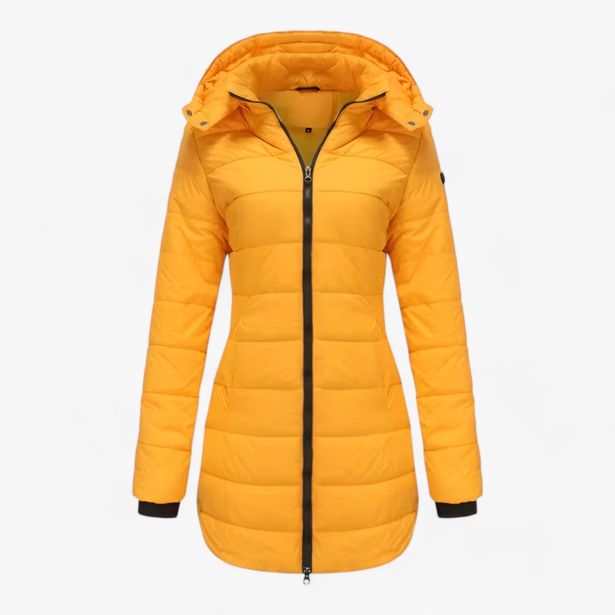Parka Lunga con Cappuccio - Calore Estremo per l'Inverno Uomo - Giallo - Autumn And Winter winter jacket Winter jacket men Winter jacket women - Concept Palermo