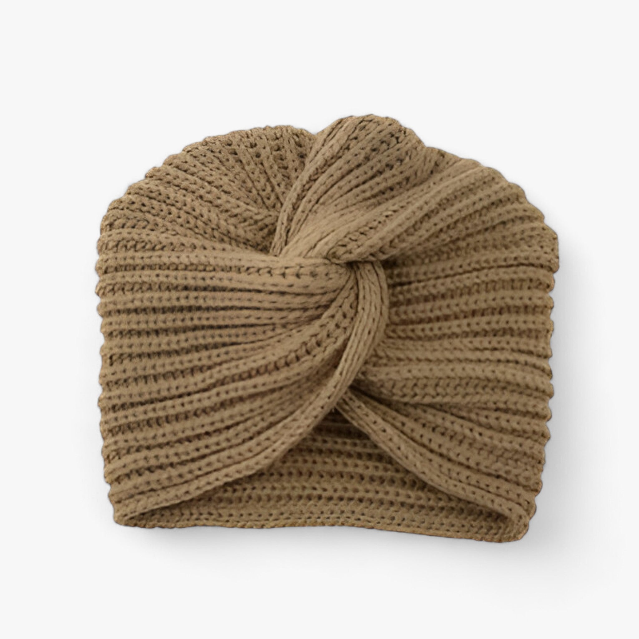 Turbante in maglia per donna - Comfort in cashmere Lana - Verde oliva - bucket hats cashmere comfort donna hat lana maglia Sun Hats turbans turbante turbante maglia - Concept Palermo