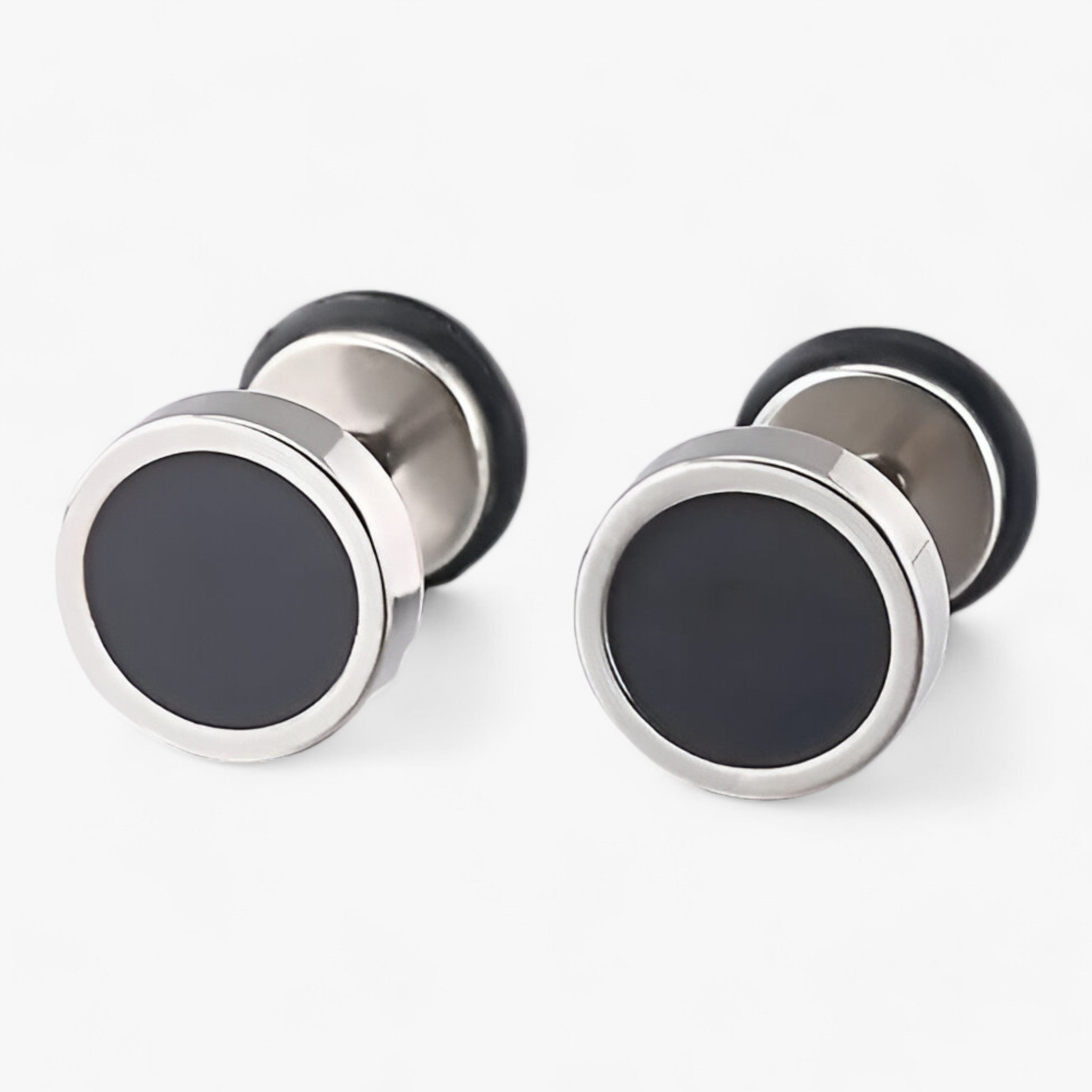 Orecchini Uomo Vintage Ipoallergenici in Titanio e Acciaio Inox - Stile Unico - SN-2 Pezzi - acciaio EARRINGS jewelry orecchini orecchini vintage resistenti Stud Earrings titan uomo vintage - Concept Palermo