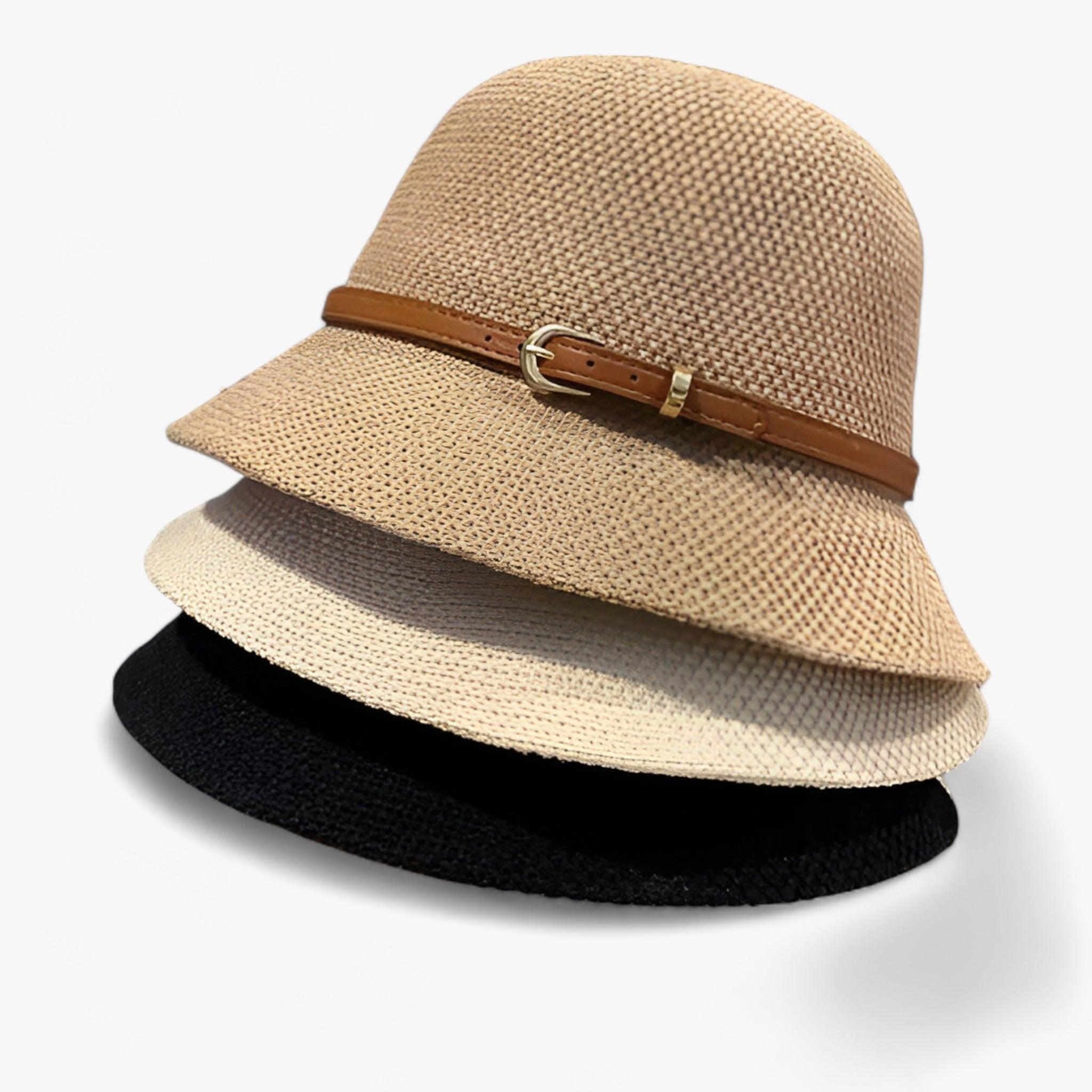 Cappello da Sole Pieghevole in Lino con Protezione UV UPF 50+ per Donna - - cappello cappello sole facilmente lino pieghevole protezione sole Spring and Summer Sun Hats Sun Protection WOMEN women's hat - Concept Palermo