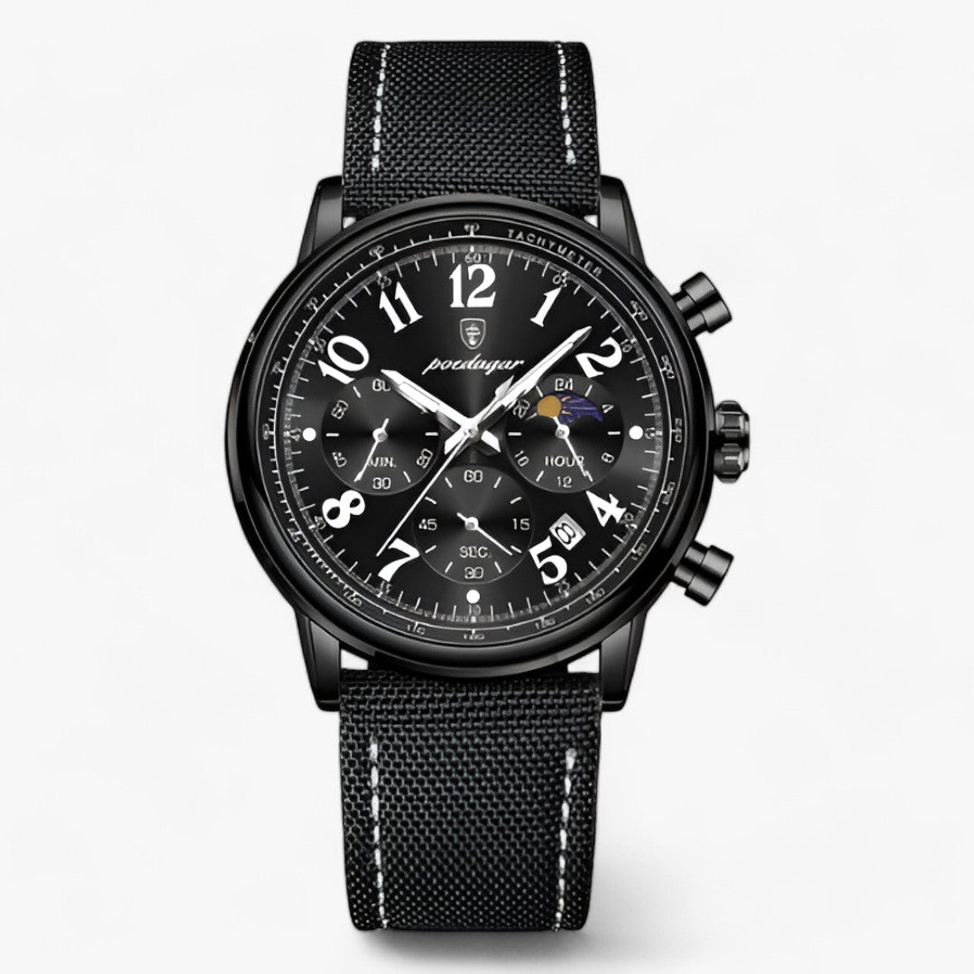 Orologio Sportivo Militare Impermeabile con Design Luminoso - Nero Nero - accessoires design horloges impermeabile luminoso militare orologio orologio sportivo sport sportivo watches - Concept Palermo