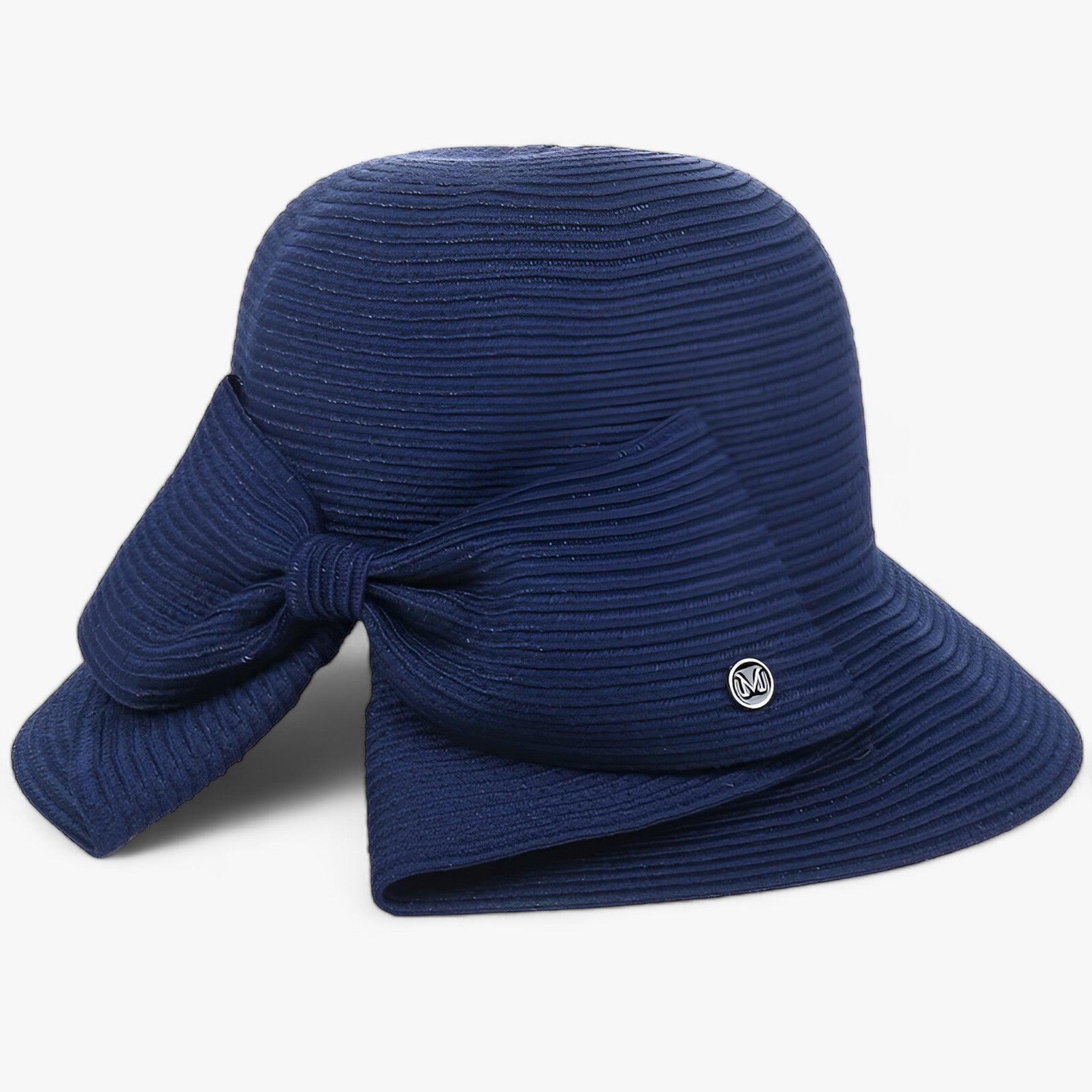 Cappello da sole a tesa larga anti-UV - Protezione solare - Blu navy 56-58cm - anti beach hat cappello cappello sole Hat Hat for girls larga protezione solare sole summer hat sun hat Sun Hats tesa wide brim hat WOMEN women hat - Concept Palermo