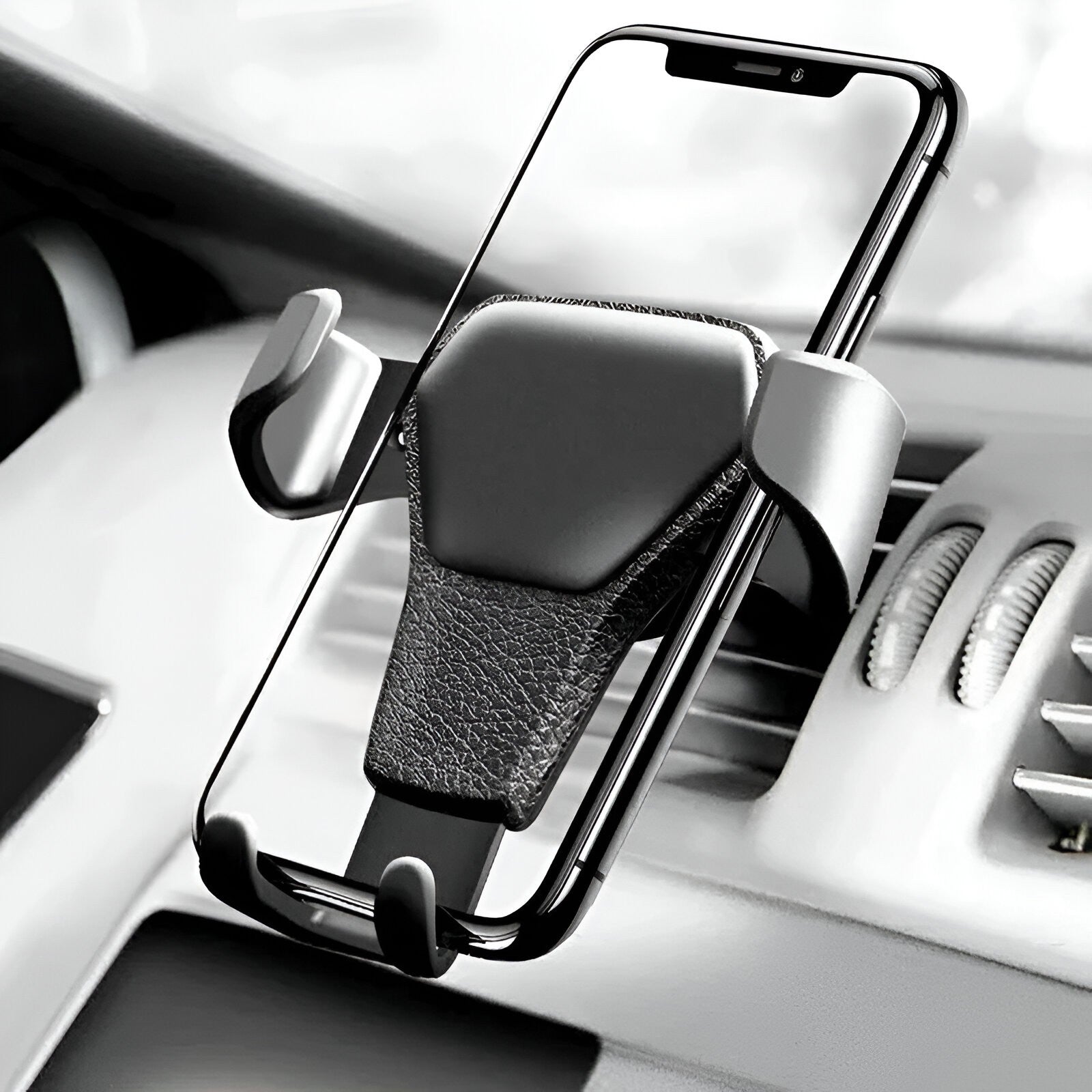 Supporto per auto pratico per smartphone - Fissaggio sicuro e confortevole - - auto confortevole fissaggio gadgets phone holder pratico sicuro smartphone supporto - Concept Palermo