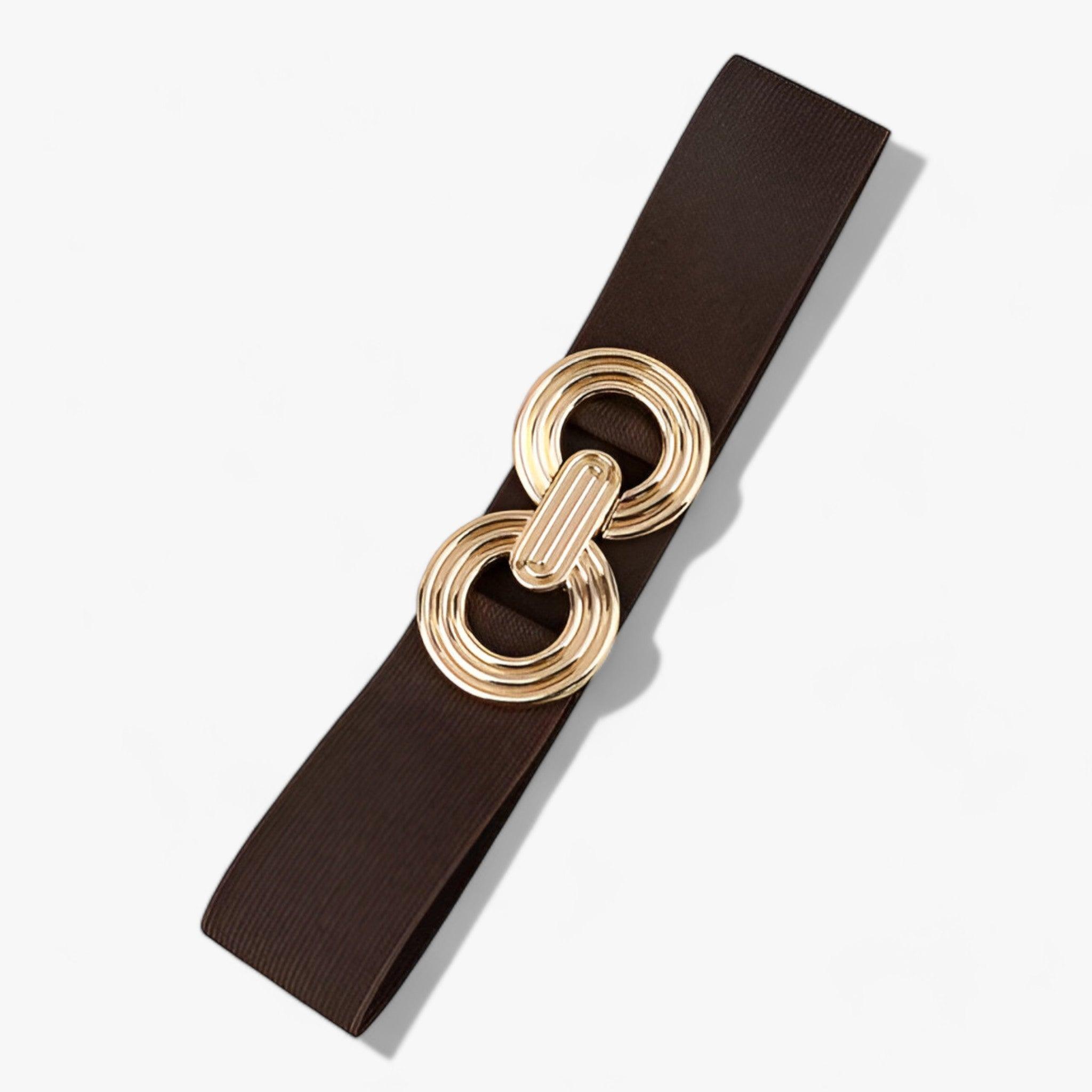 Elastico in vita - per le feste e l'uso quotidiano Donna - Caffè - ADULT Belts China (mainland) donna elastico elastico vita fashion feste Geometric Polyester quotidiano vita WOMEN women belts women's belt - Concept Palermo