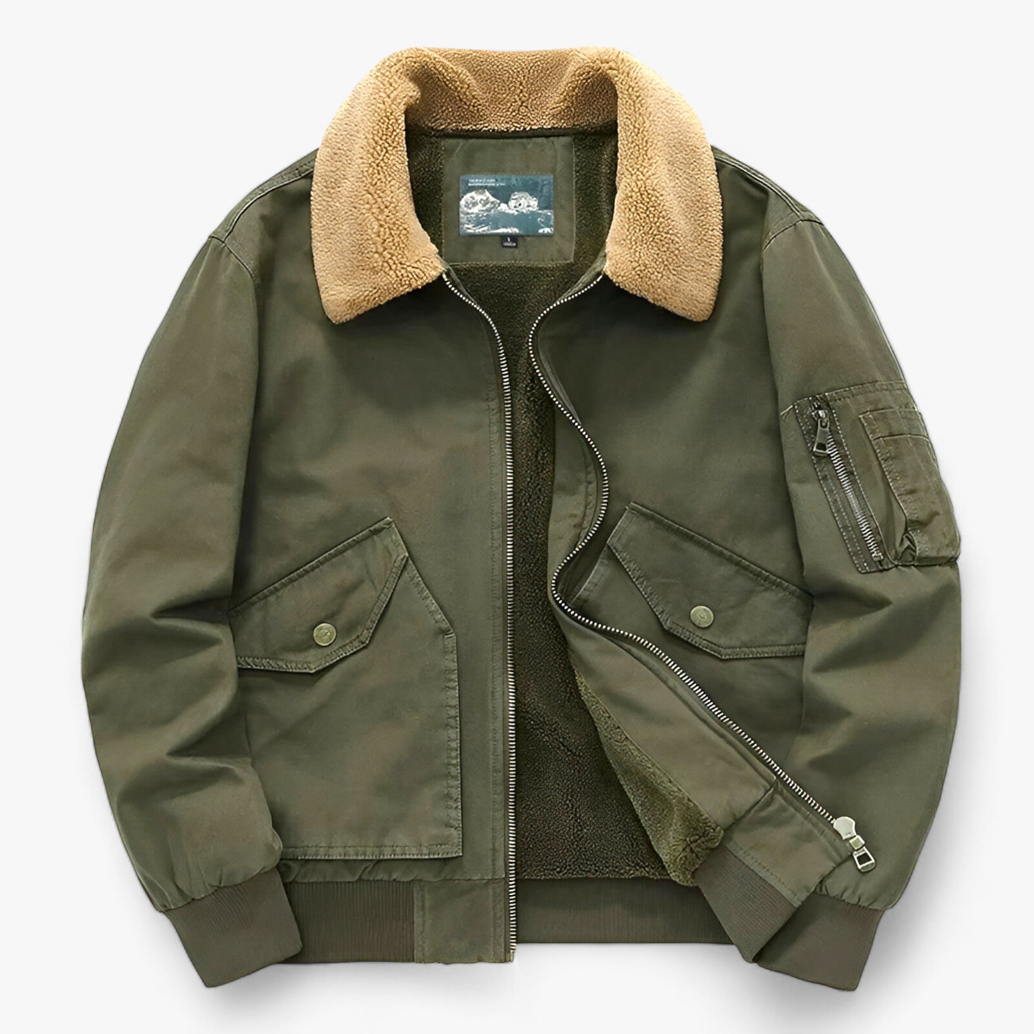 Giacca a Vento in Cotone - Massimo Comfort e Protezione Uomo - Verde - comfort cotone giacca giacca vento massimo Men men's coats & jackets protezione uomo - Concept Palermo