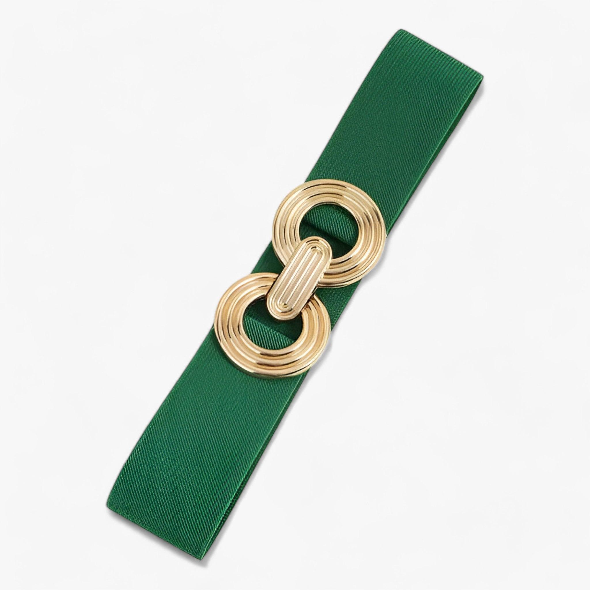 Elastico in vita - per le feste e l'uso quotidiano Donna - Verde - ADULT Belts China (mainland) donna elastico elastico vita fashion feste Geometric Polyester quotidiano vita WOMEN women belts women's belt - Concept Palermo
