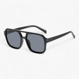 Unisex vintage vierkante zonnebril UV400, bescherming voor mannen en vrouwen