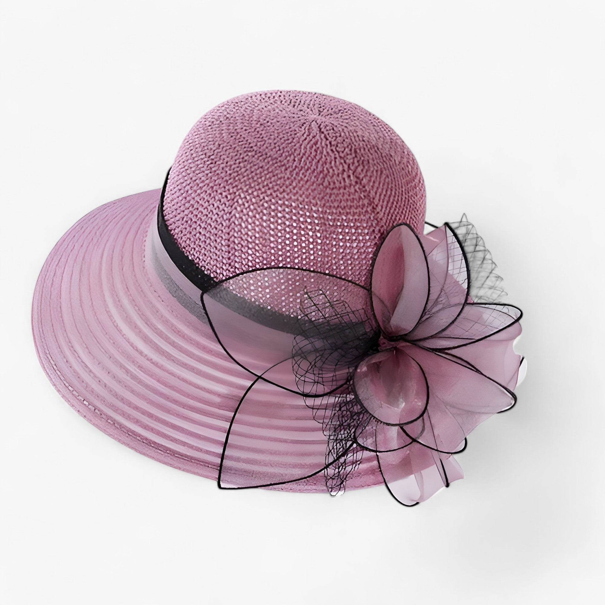 Cappello da donna - Tesa larga per la protezione solare Pelle - Viola - Beach cappello cappello donna Casual donna Hat larga pelle Polyester protezione solare Sun Hats tesa WOMEN womens fashion womens hat - Concept Palermo
