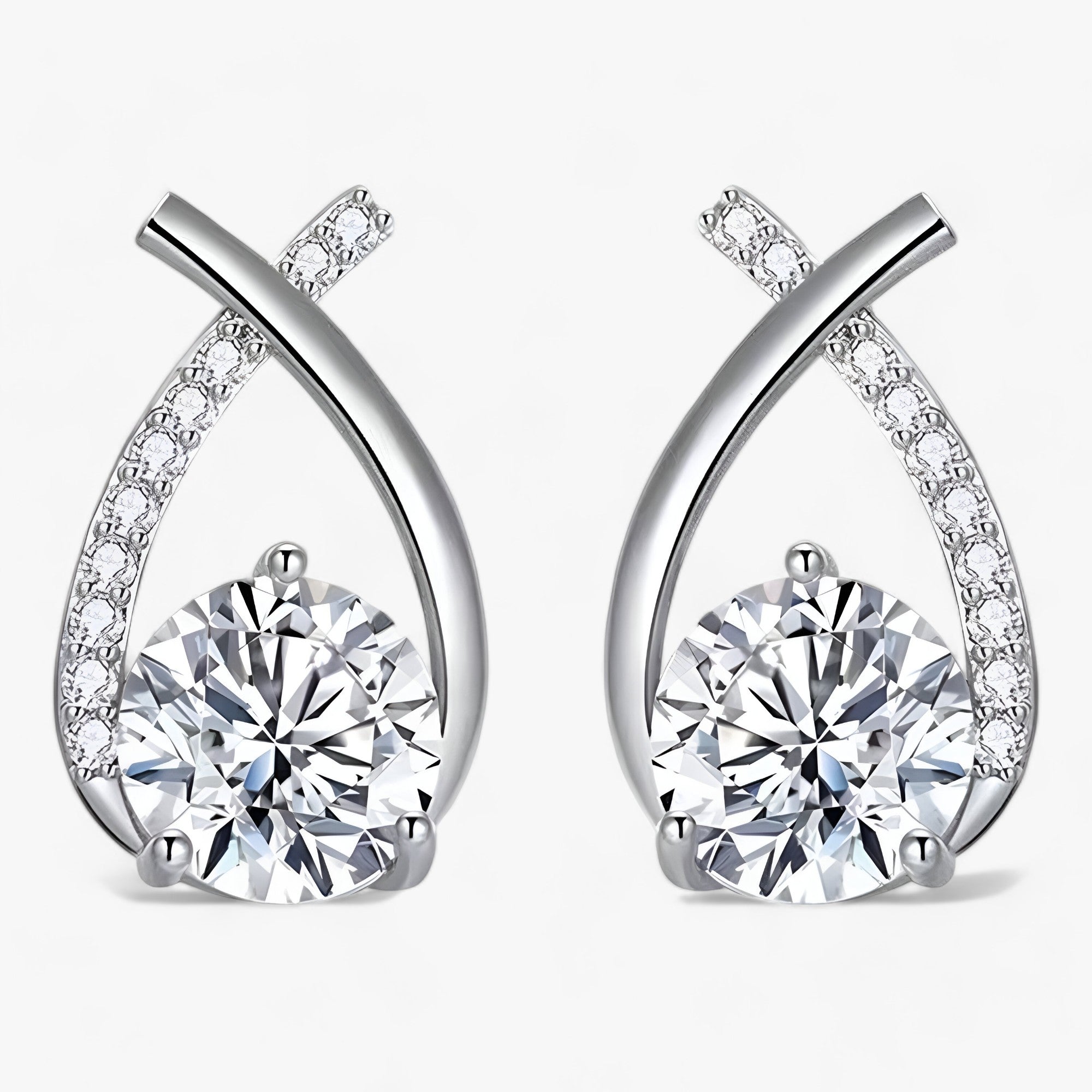 Ispirazione sirena - Design di gioielli scintillanti Donna - Argento - Accessories Jewelry As Photo Show B206 design donna Dropshipping Wholesale EARRINGS fashion gioielli ispirazione ispirazione sirena jewelry Korean Mainland China Metal Push-back Rhinestone Crystal Round scintillanti sirena SKEDS Stud Earrings TRENDY Women Women Lady Zhejiang Zinc alloy - Concept Palermo