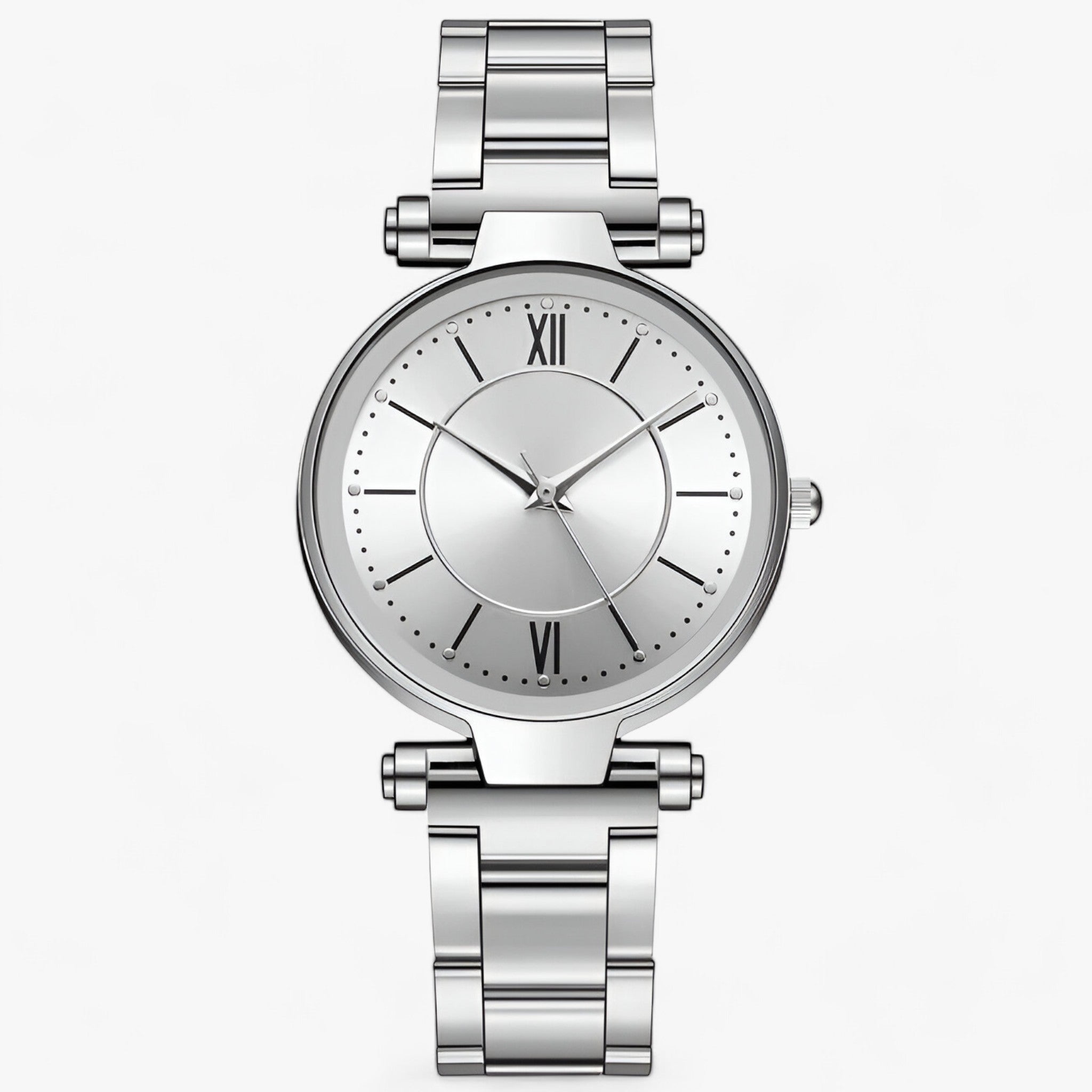Orologio di Lusso - Stile Senza Tempo Incontra Caratteristiche Moderne Acciaio Donna - Argento - acciaio caratteristiche donna female watch incontra ladies watch moderne orologio stile tempo watch for women women watch wrist watches for women - Concept Palermo