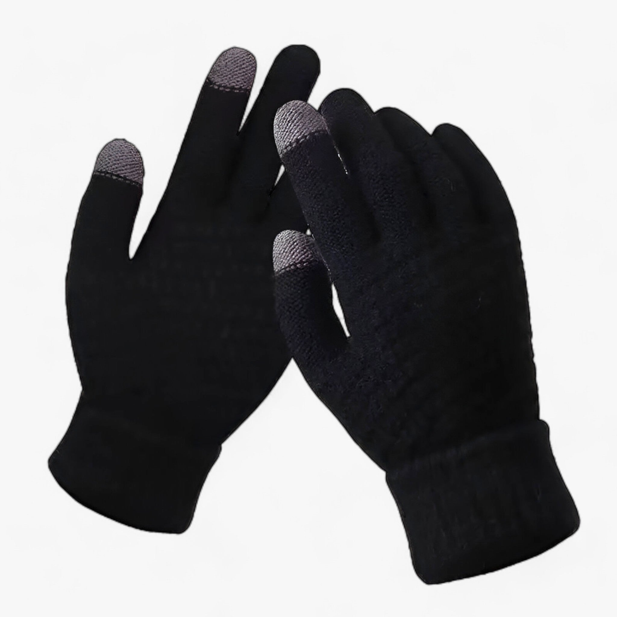 Guanti invernali caldi con touchscreen - Estensibilità e comfort assoluti Lana - Nero - assoluti caldi comfort estensibilità gloves & mittens guanti guanti invernali invernali - Concept Palermo