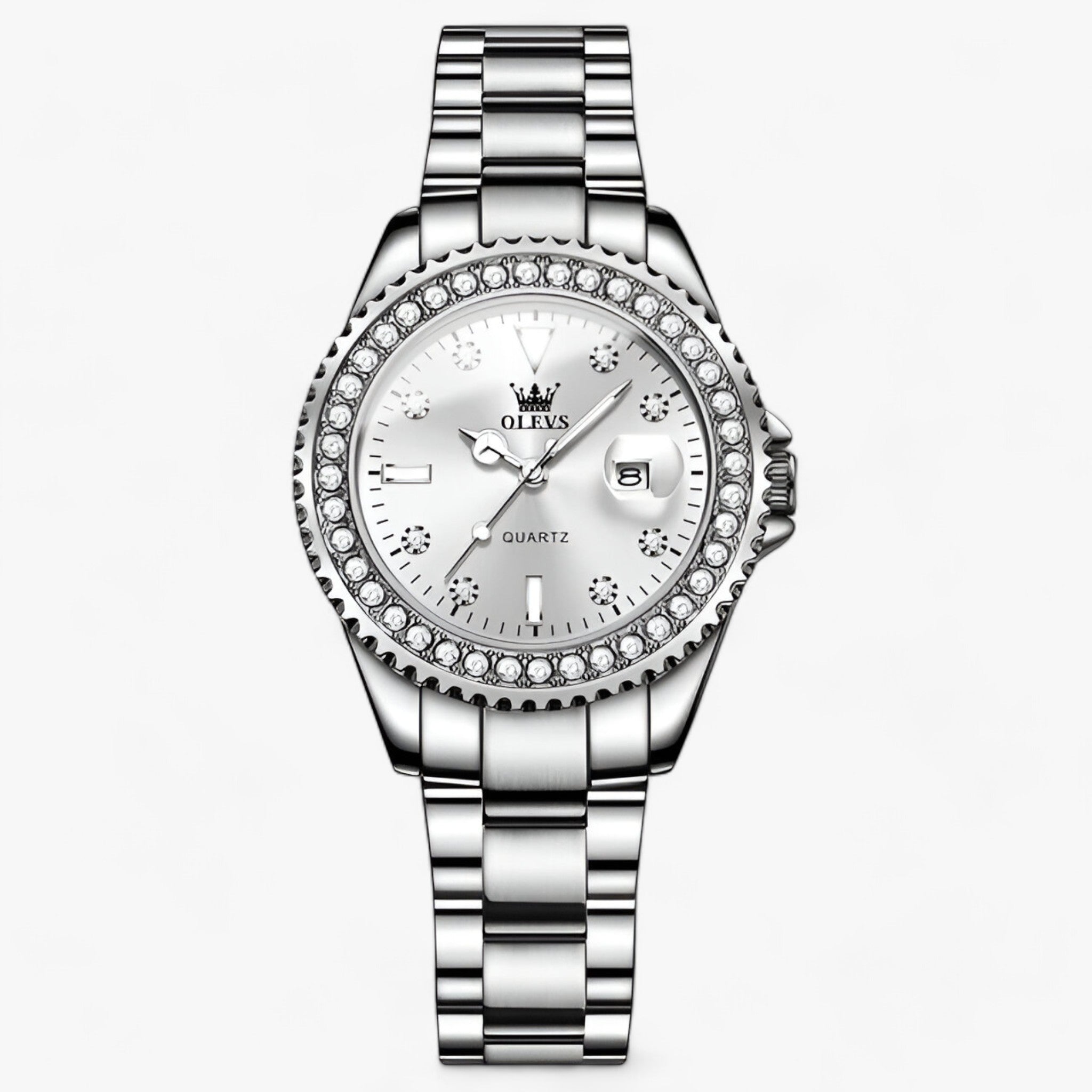 Moda femminile - Design minimalista con funzionalità moderna Acciaio - Argento Bianco-GDBB - acciaio design femminile funzionalità minimalista moda moda femminile moderna watch watch for women watches women women watch - Concept Palermo