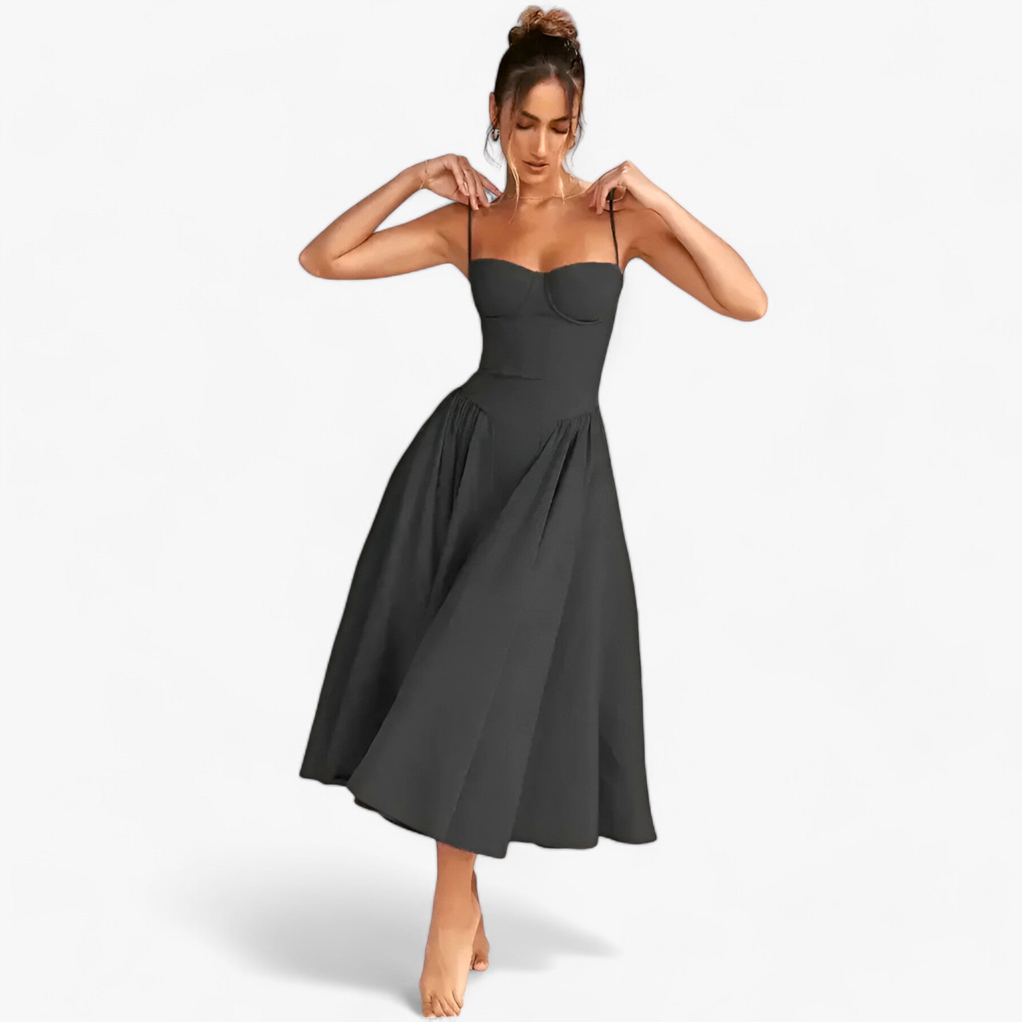 Abito Corsetto Elegante Uomo - Stile Senza Tempo per Ogni Occasione - Nero - abito abito corsetto Complete Outfit corsetto dresses eleganza tempo uomo - Concept Palermo