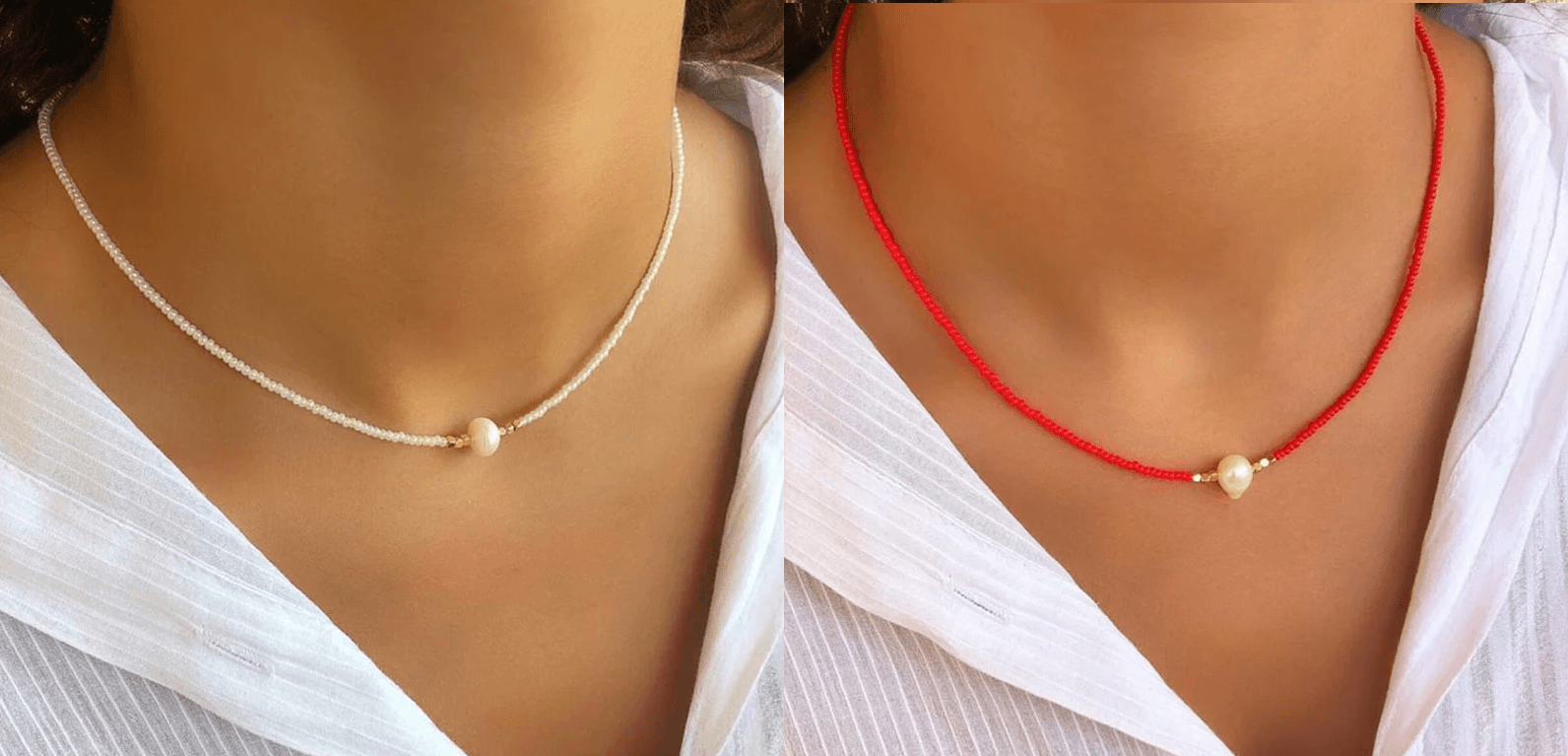 Pocket Pearl™ - Collana con perle naturali 1+1 Lana Donna - - collana donna jewelry lana naturali necklace NECKLACES Necklaces for Women pearl perle pocket woman - Concept Palermo